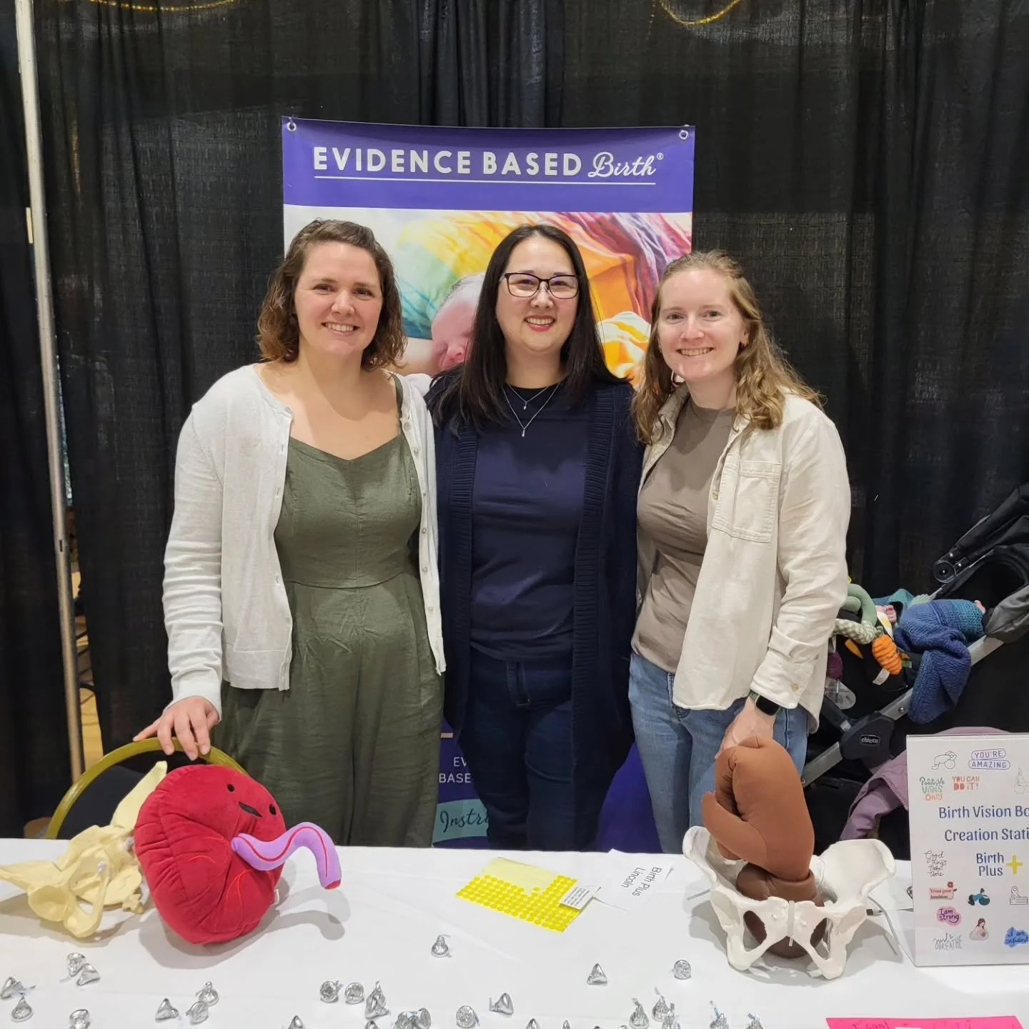 Thank you for coming to see us at @babelincolnexpo today! We had a great time, seeing friends, colleagues, and past, present, and future clients! We loved seeing your birth vision board creations and telling everyone about the Birth Plus experience!