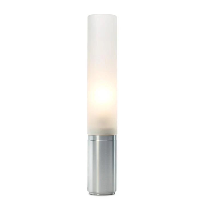 Pablo Elise Table Lamp in silver finish with soft glow