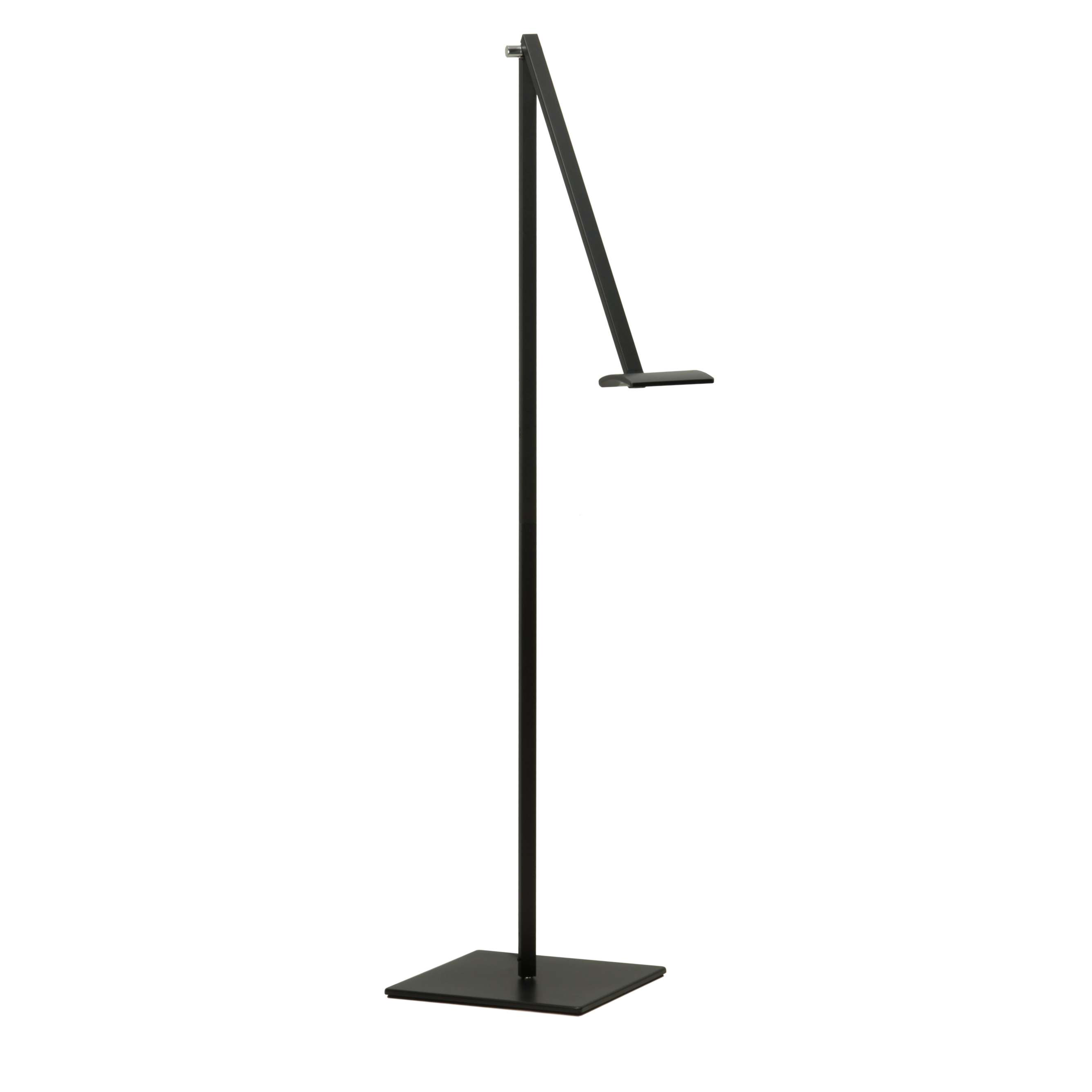 Adjustable LED task lighting floor lamp with sleek design