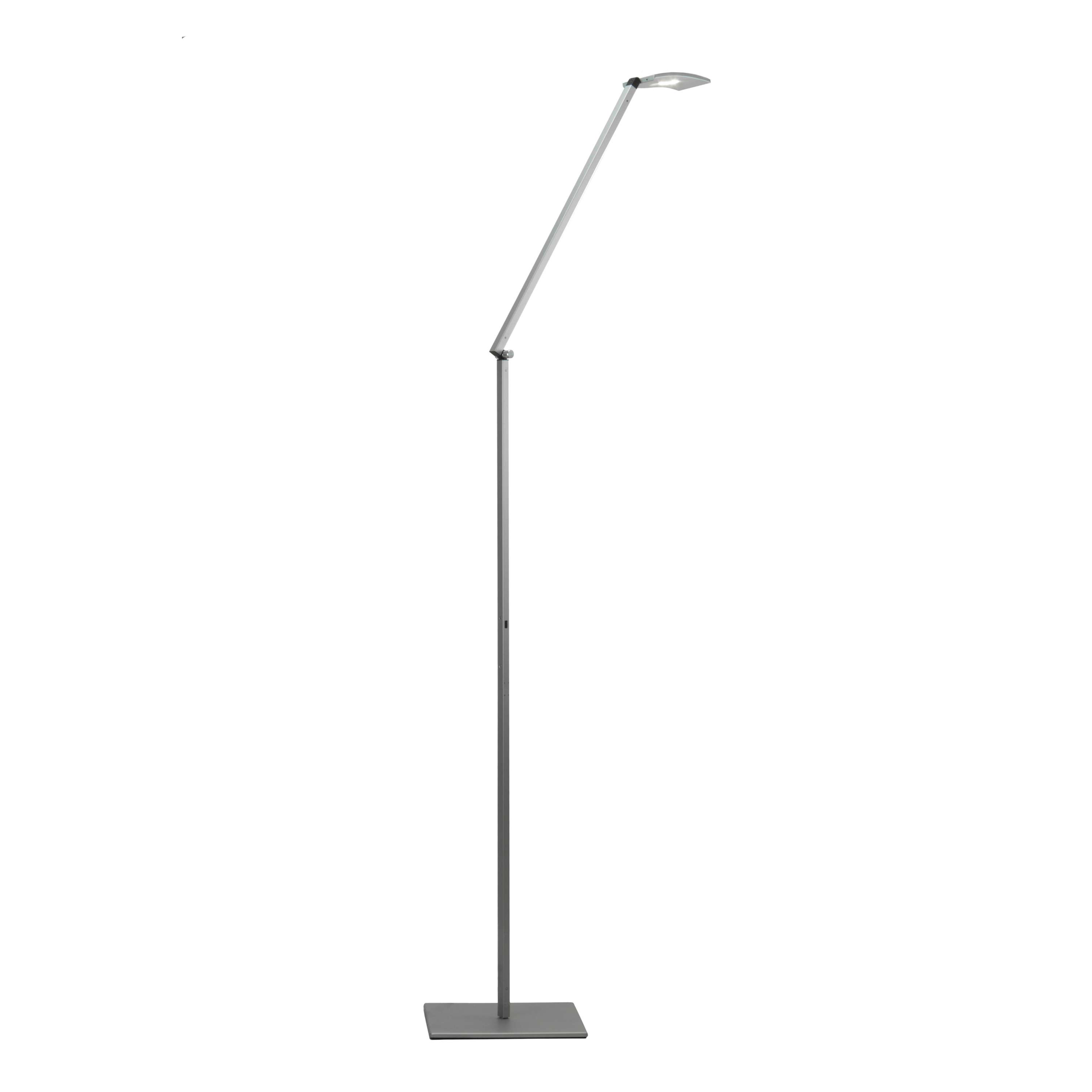 Koncept Mosso Pro contemporary floor lamp in silver finish