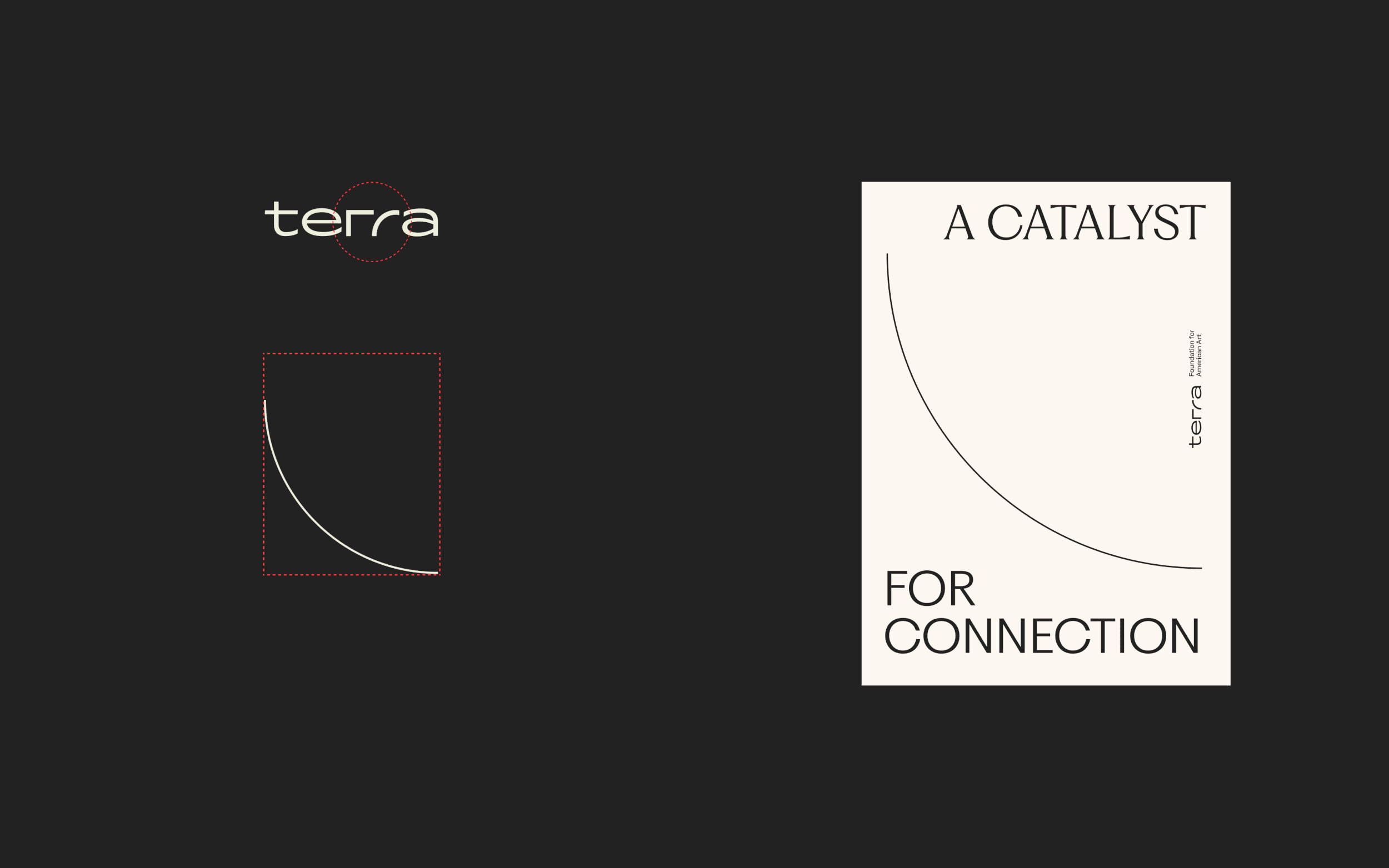 gif showing the visual identity's core framing device