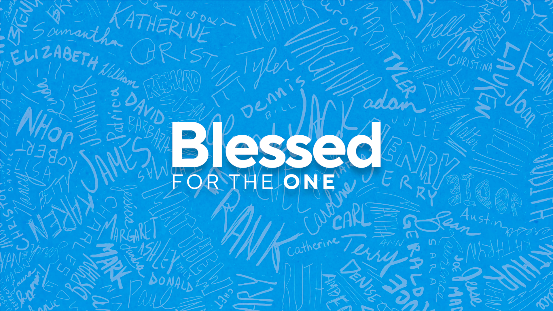 4.19.26 Blessed For The One: The Grace of Generous Giving