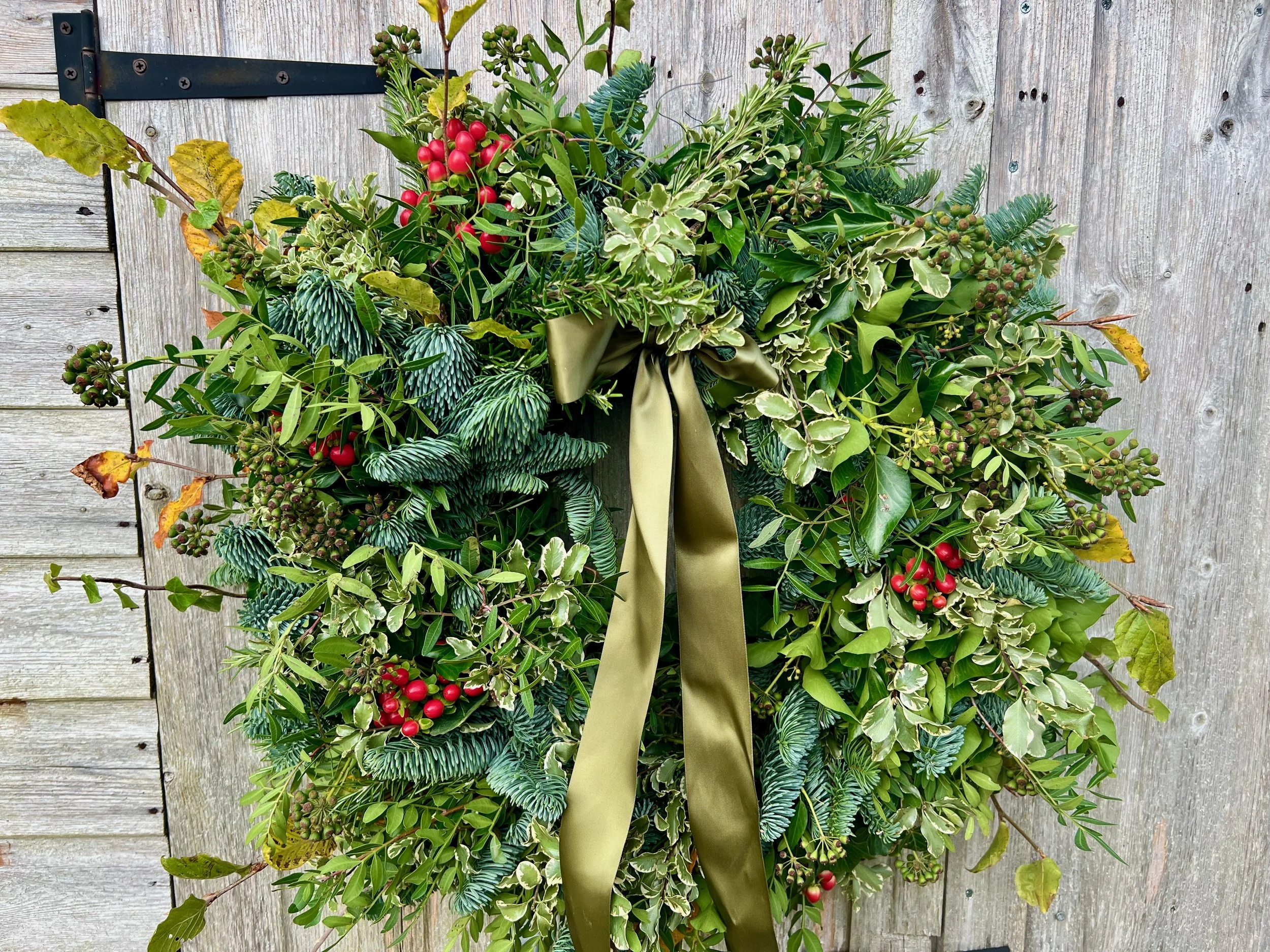 Christmas wreath making workshop