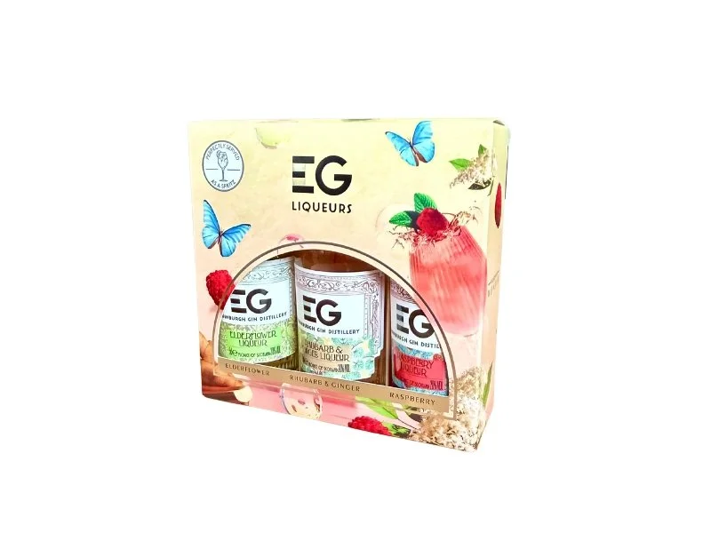Edinburgh Gin Liqueur Triple Set