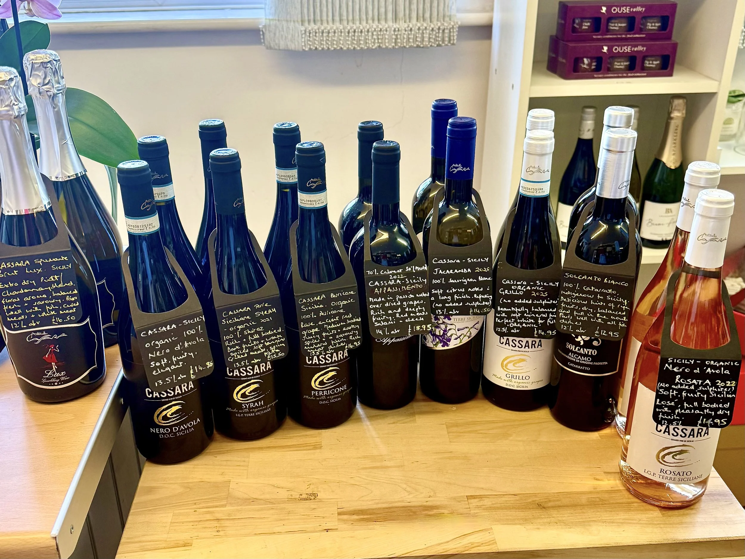 Gastro Nicks' range of Cassara wines
