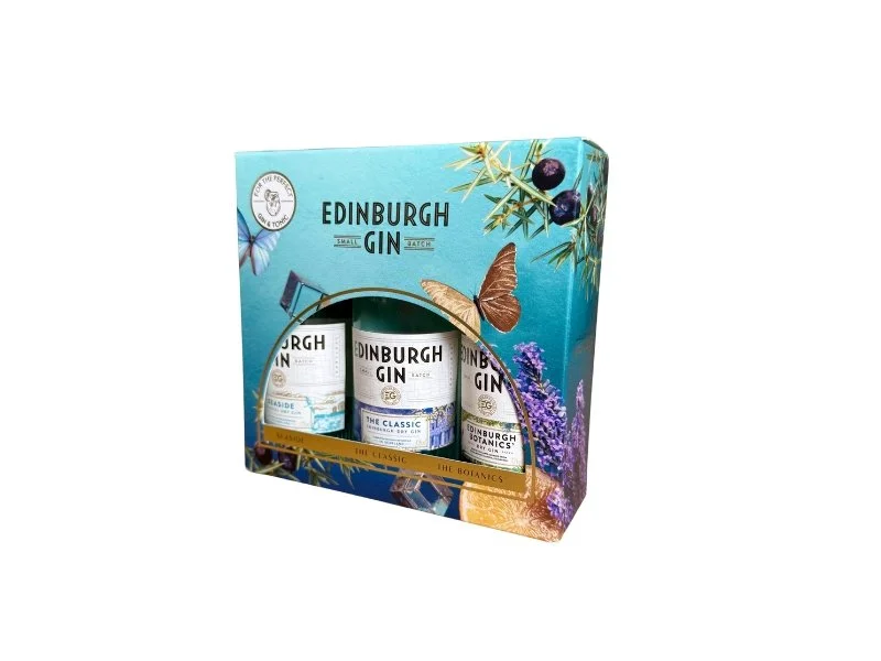 Edinburgh London Dry Gin Triple Set
