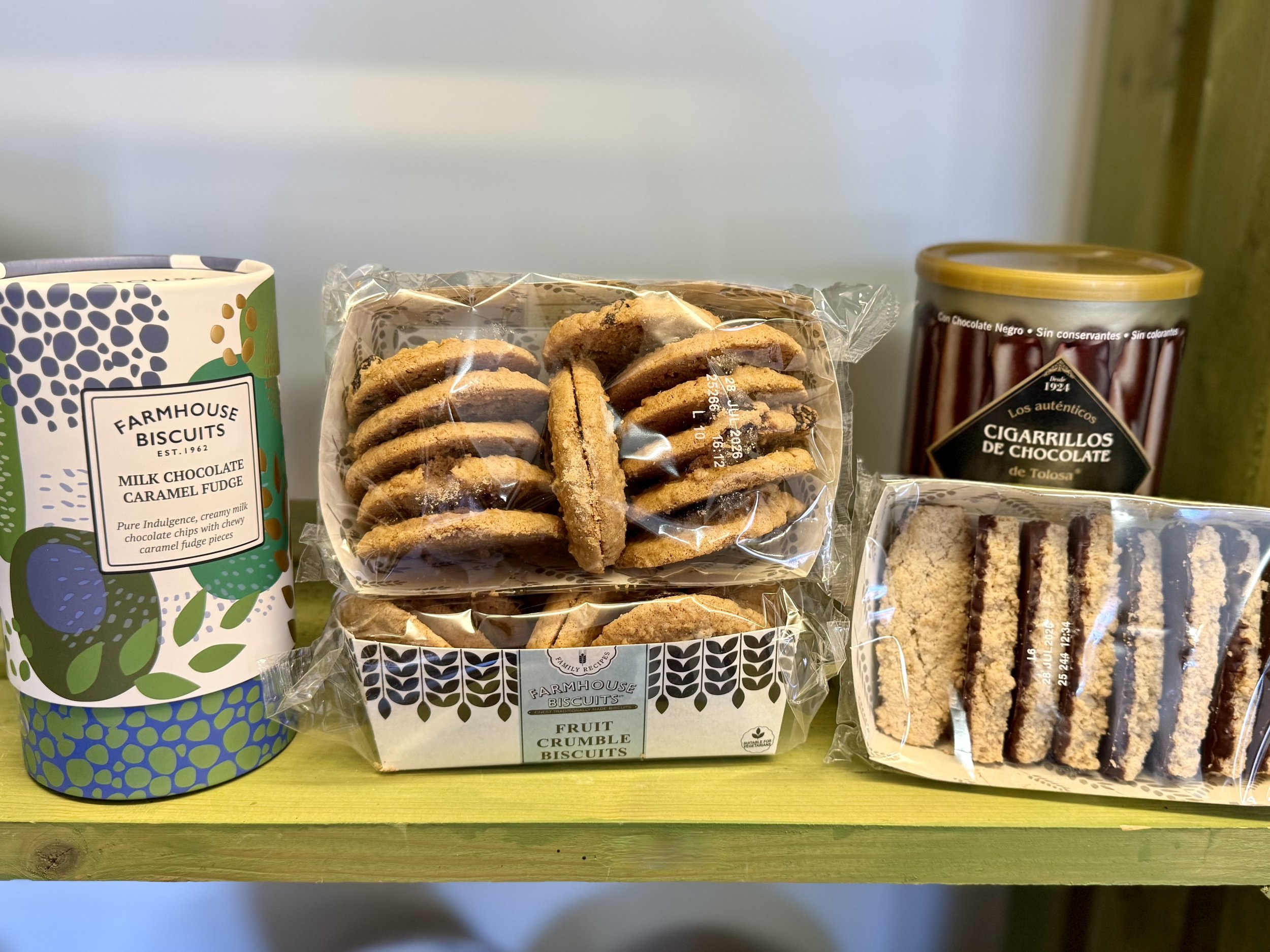 Luxury biscuits at Gastro Nicks