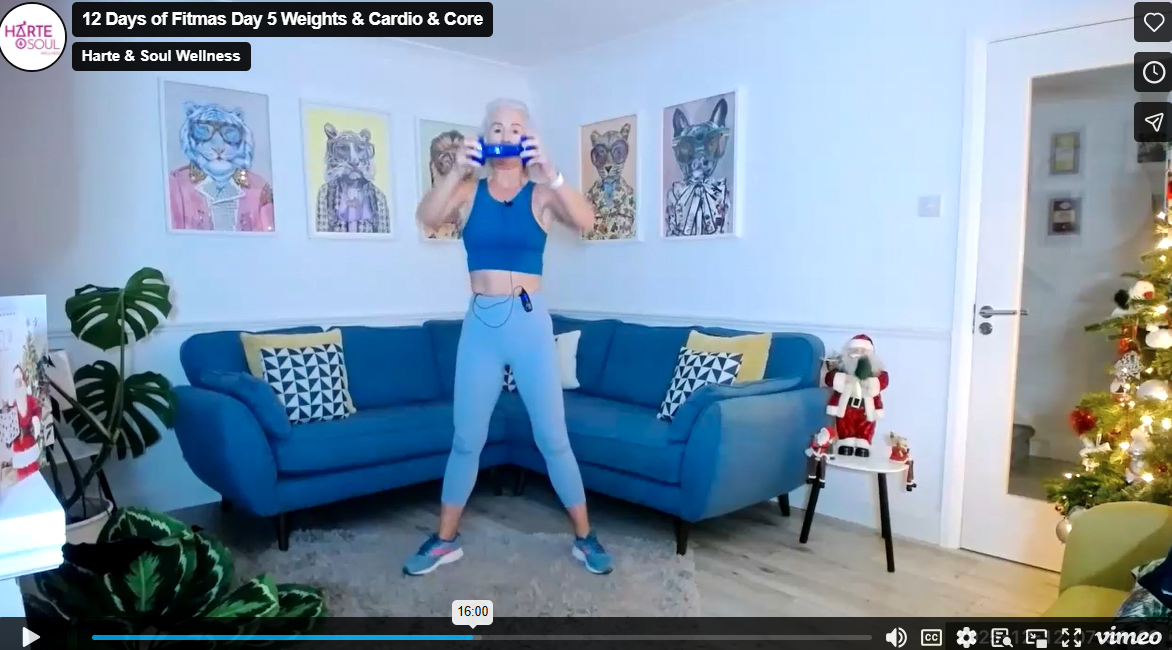 Day 5 - 12 Days of Fitmas - Weights, Cardio &amp; Core I Dec 12th