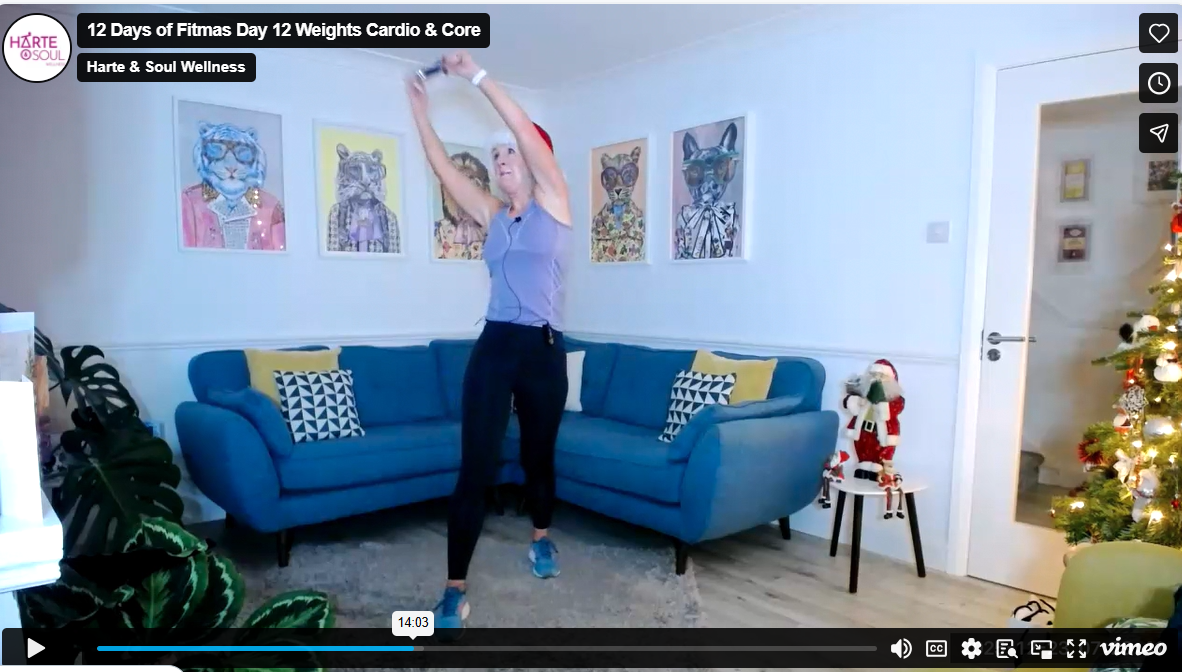 Day 12 - 12 Days of Fitmas - Weights, Cardio &amp; Core I Dec 23rd