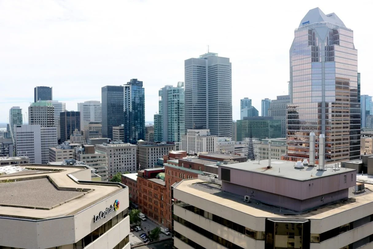 Downtown Montreal city view