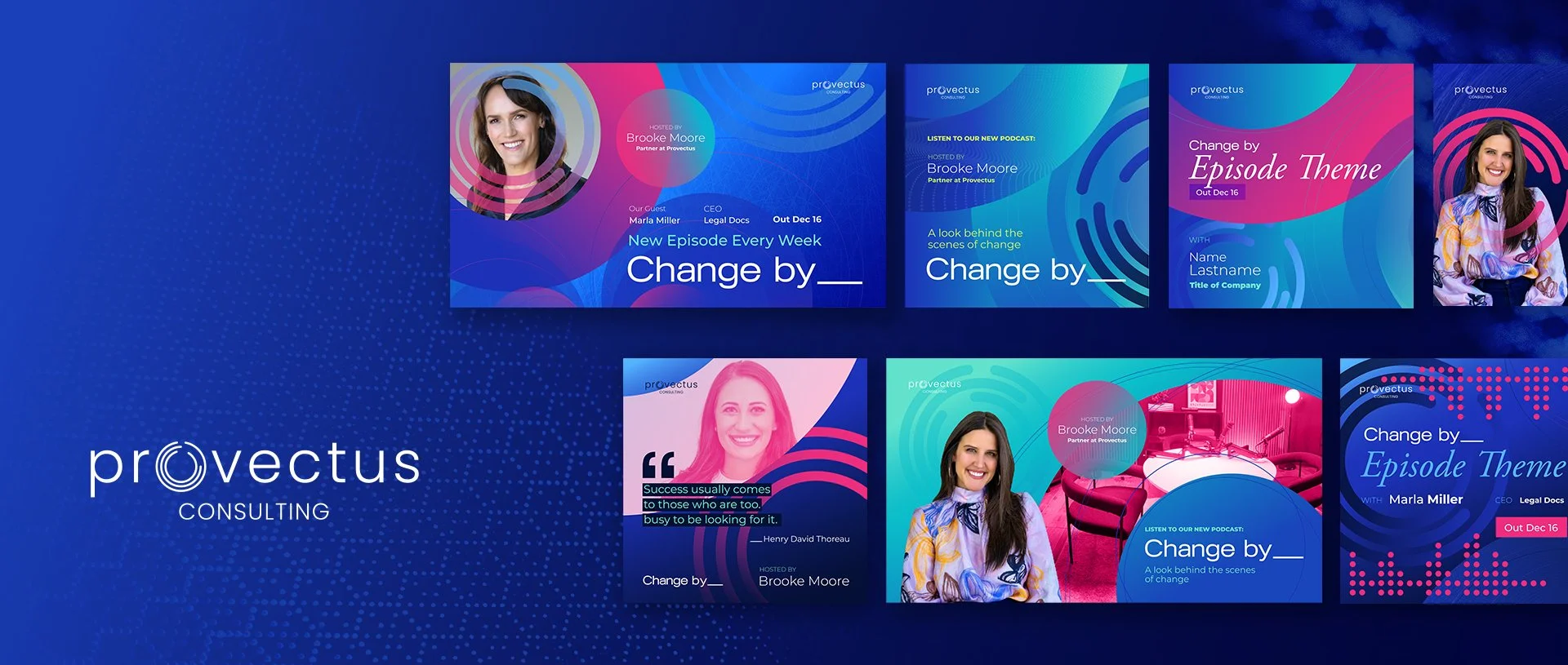Podcast marketing materials