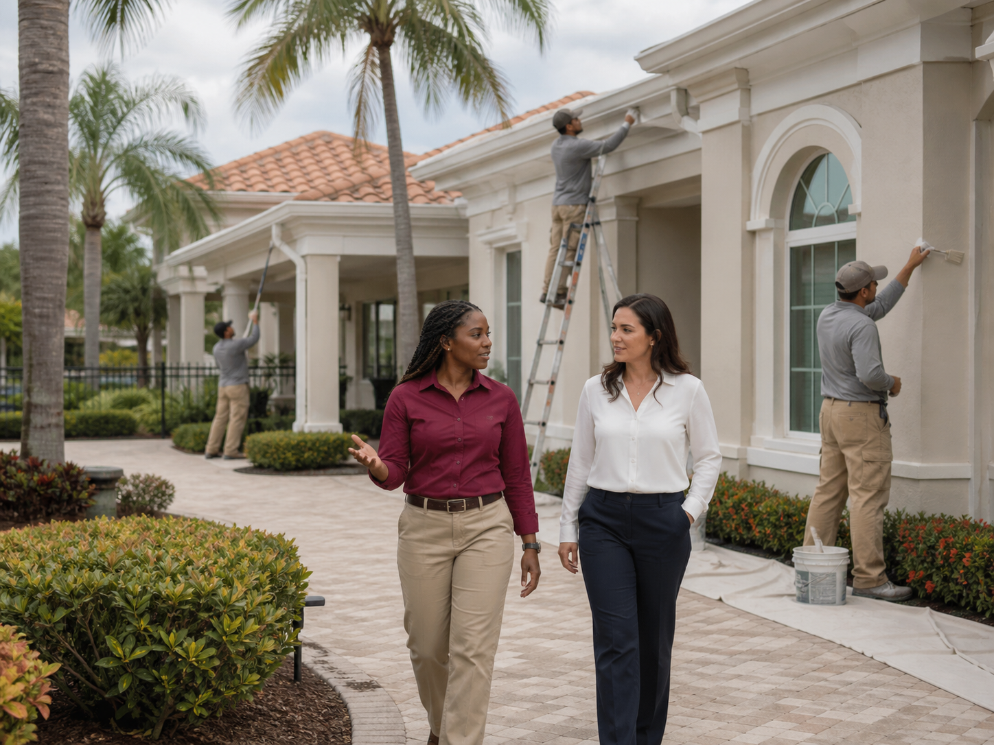 Painting business broker Florida evaluating recurring commercial repaint accounts