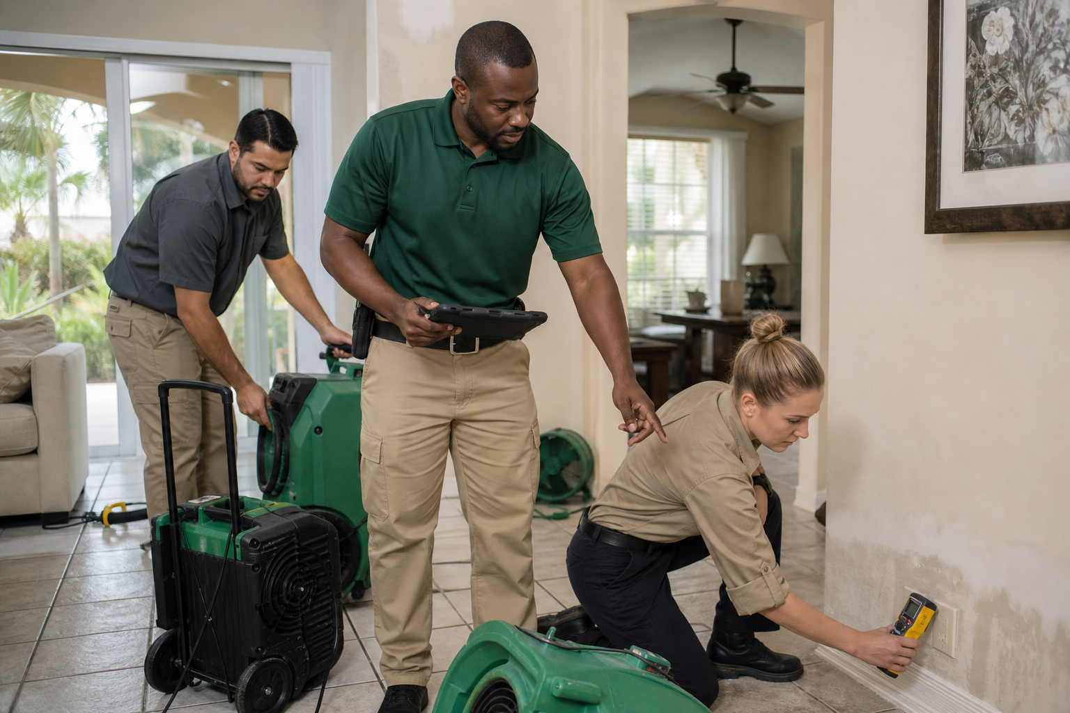 Florida restoration company owner preparing to sell with a certified crew