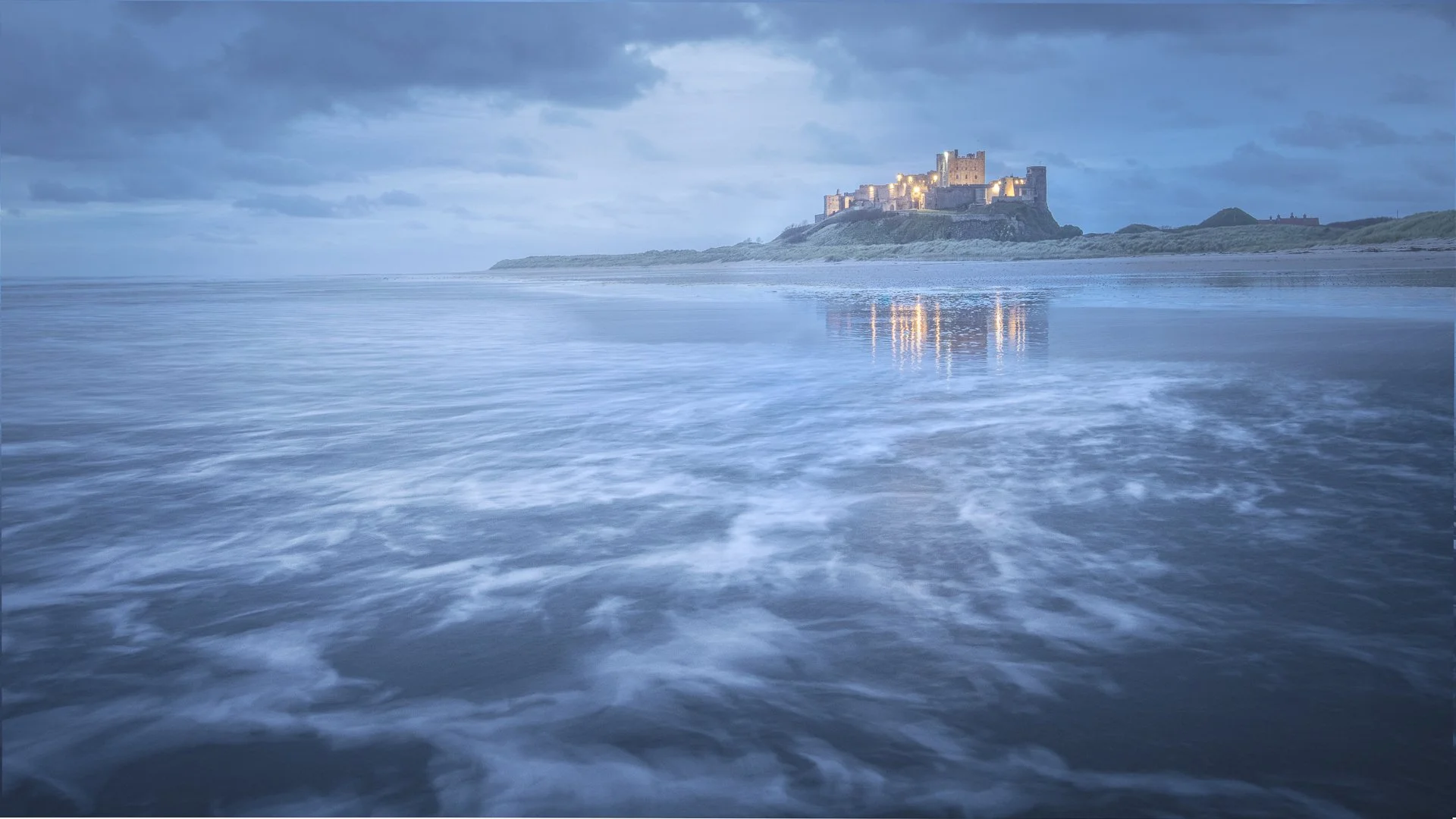 Banburgh Blue Hour study. 1