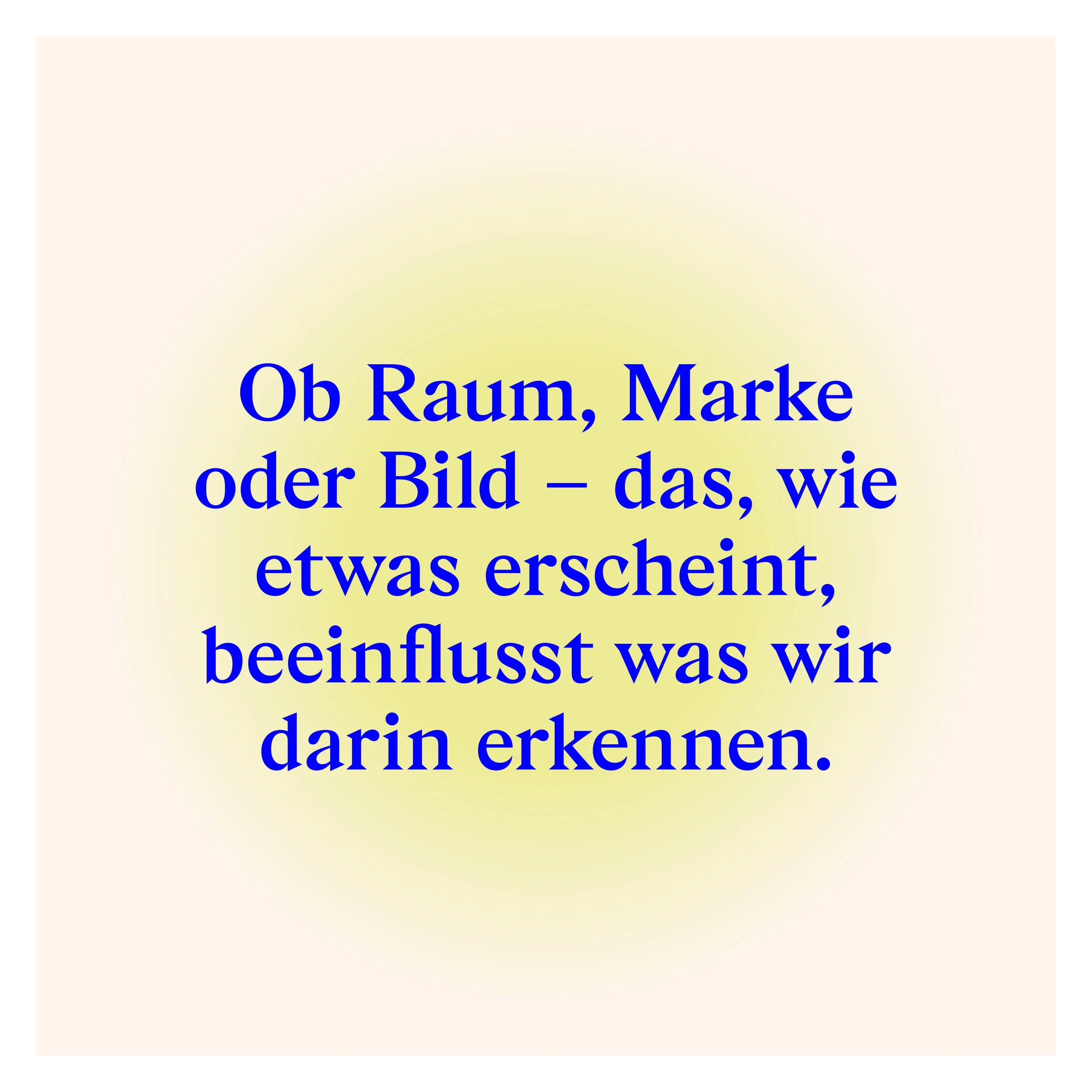 Kann man nicht gestalten?