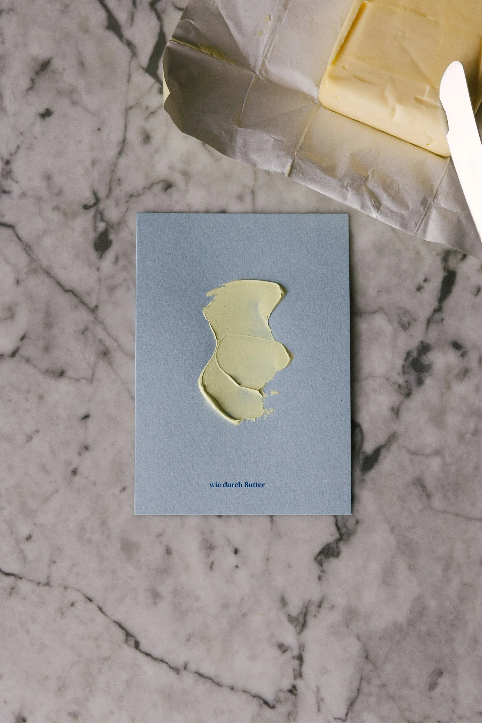 Wie durch Butter