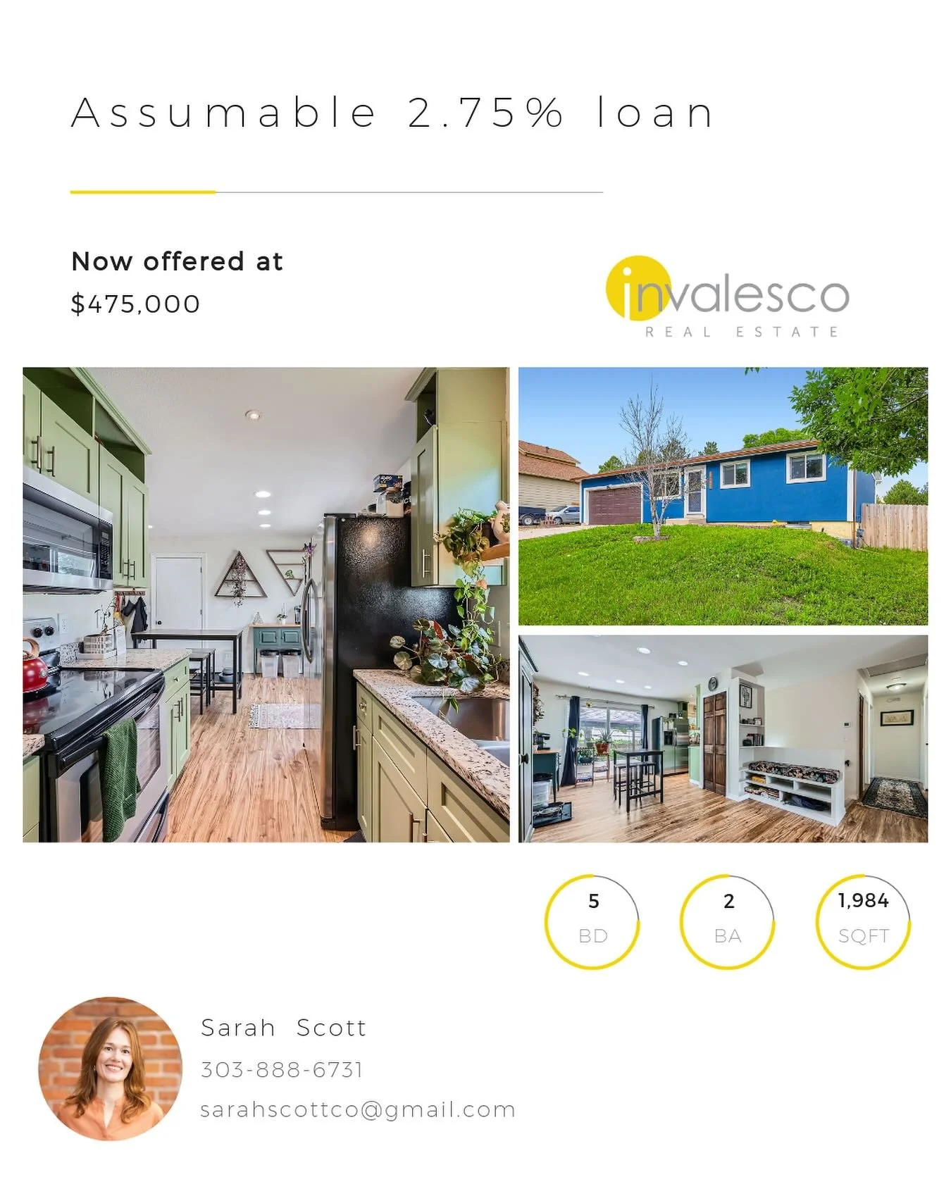 18662 E Brown Place, Aurora, CO 80013
This well-maintained, ranch style home has 5 bedrooms (2 non-conforming), 2 full baths and is situated on a quiet cul-de-sac in the desirable Cherry Creek Schools district. Nicely updated with granite counter top