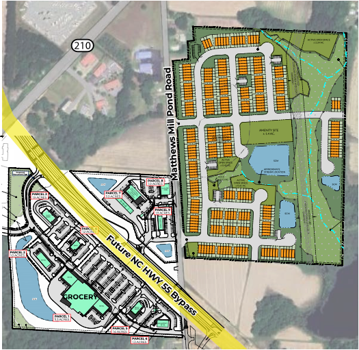 Residential Land For Sale: +/- 47.20 Acres in Angier, NC