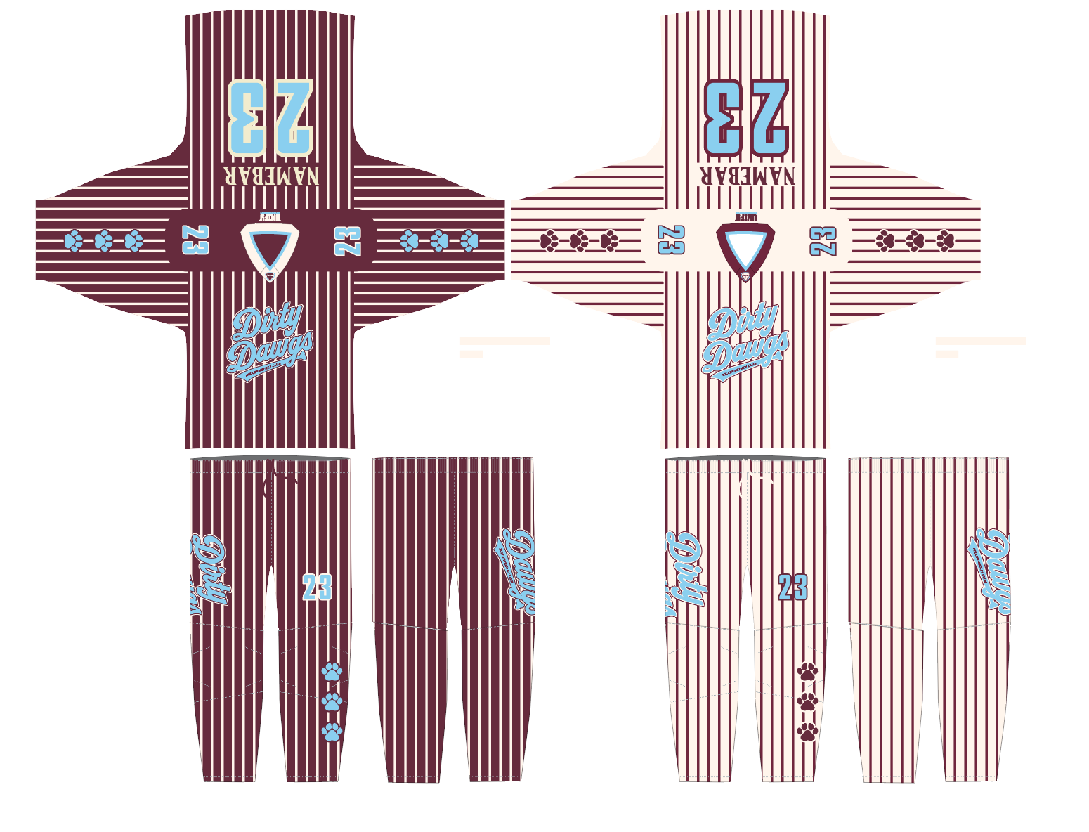 Dirty Dawgs - Pinstripe Uniforms.PNG
