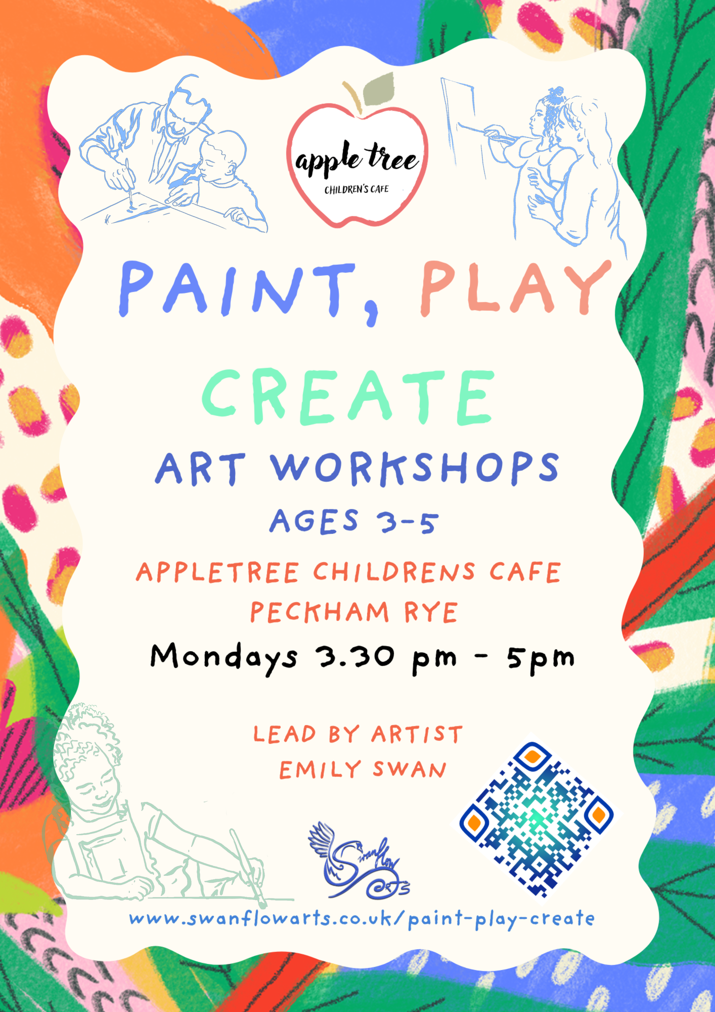 Paint, Play, Create at AppleTree Children’s Cafe