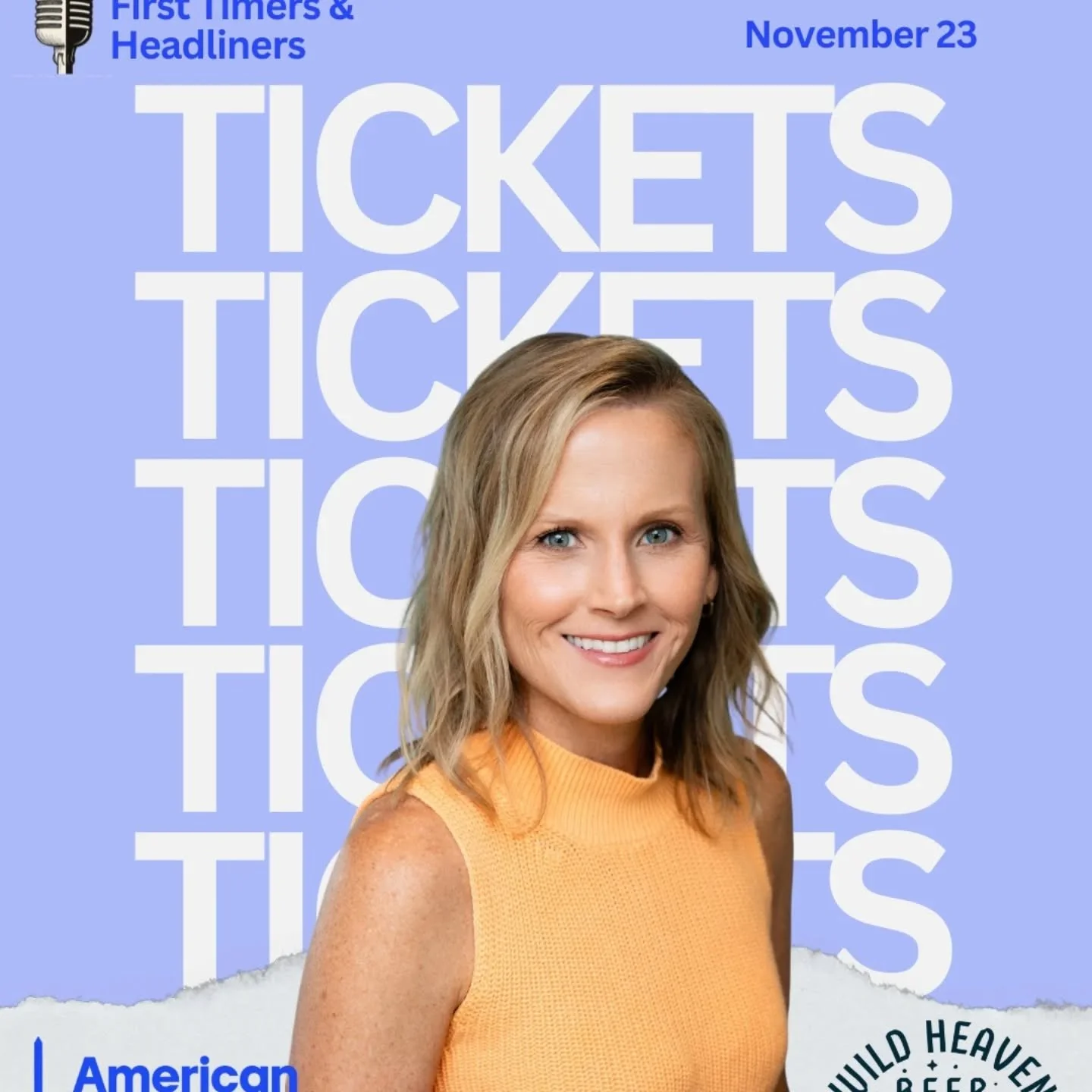 So excited to be on 1st Timers &amp; Headliners this Sun 11/23 raising money for @americancancersociety. I get to perform alongside @nathanowenscomedy &amp; headliner @hollynotvalentine ! Thanks for having me @haleycasola Tix at https://raiseyourway.