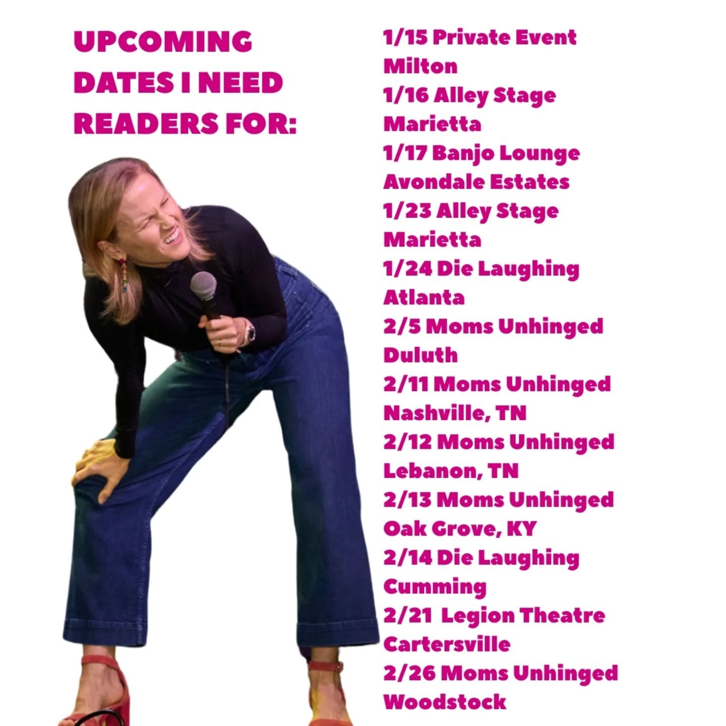 My face is so close to my phone as I type this. I think we might make out. Lots of fun shows coming up! Check out all my dates at emilyholdencomedy.com