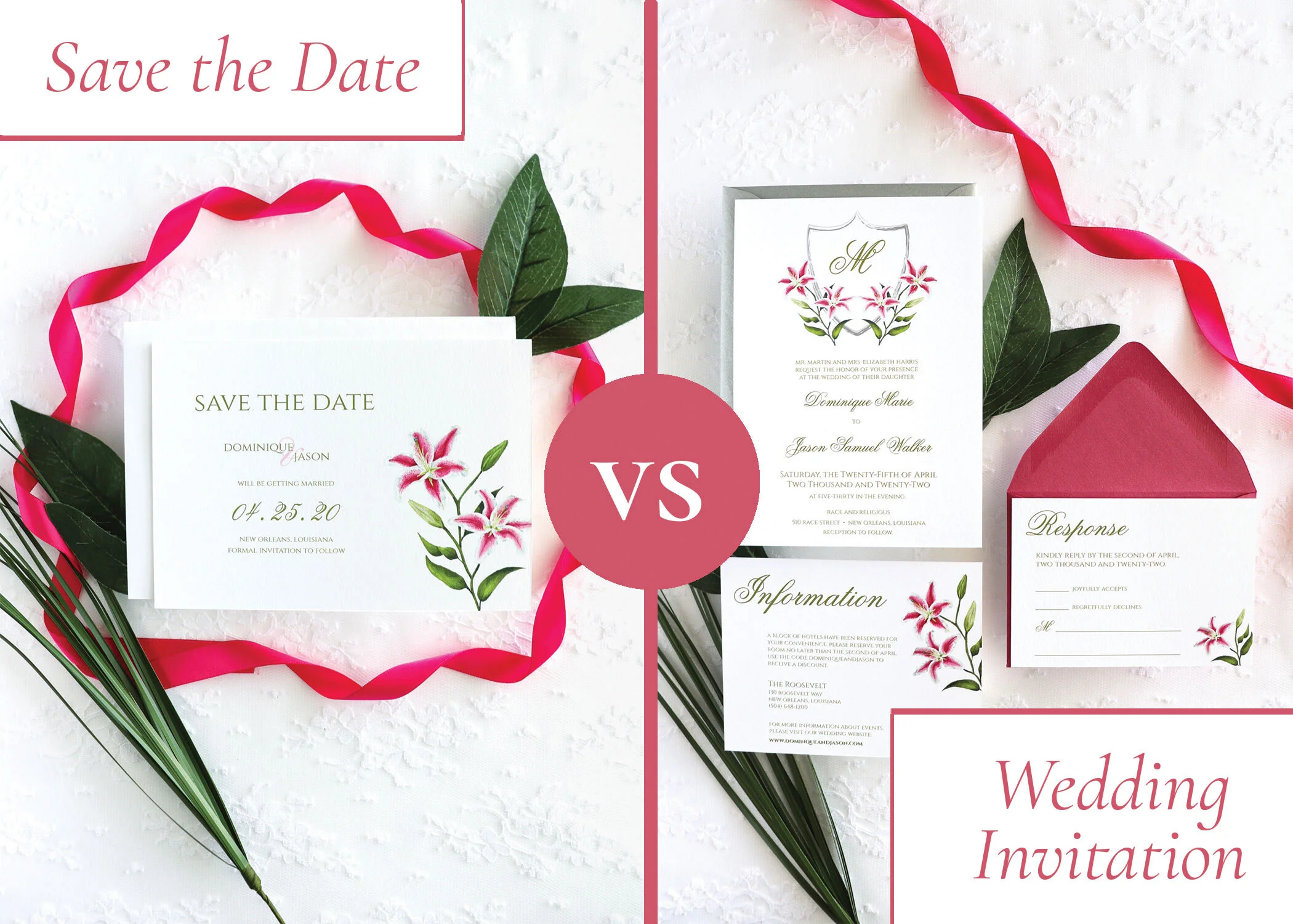 Save the Dates vs Wedding Invitations–Are Save the Dates and Invitations the Same?