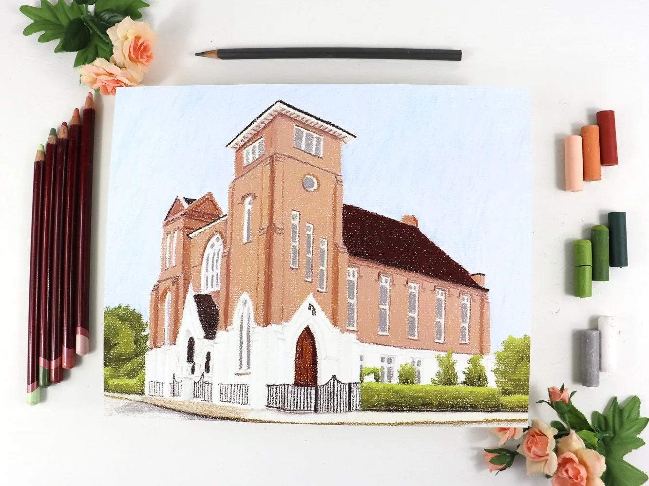 Southern charm captured in soft, dreamy hues😌

#southernvenue #pastelart #neworleanswedding