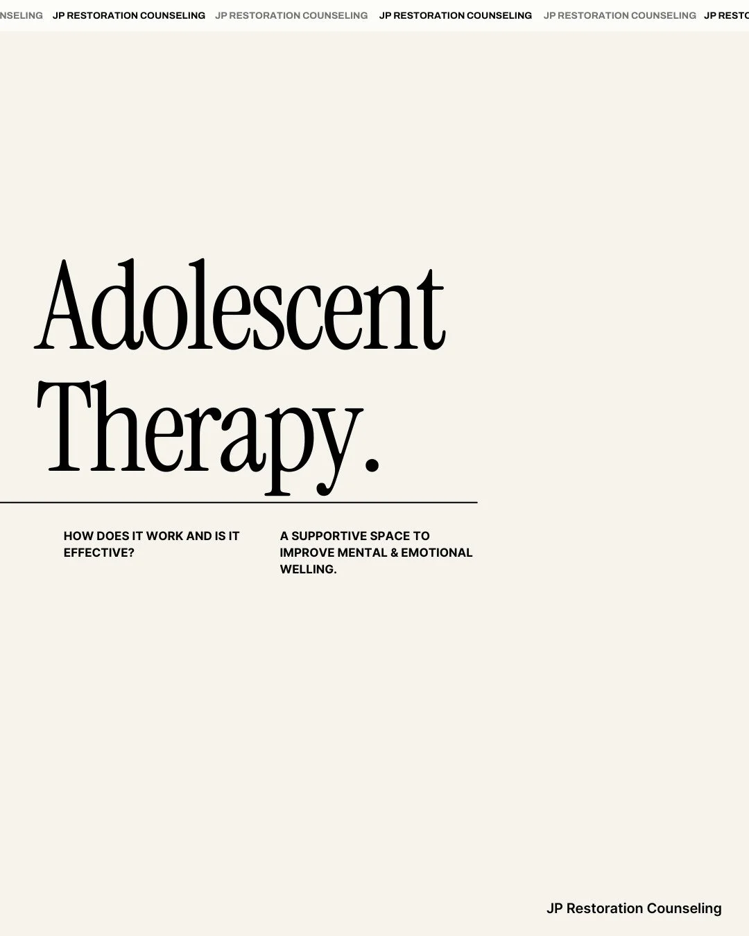 Swipe to read more how counseling can benefit teens ➡