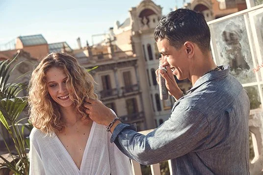 BTS image, content creation on set