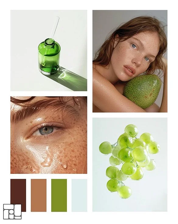 ai keyvisual, beauty moodboard, art direction 