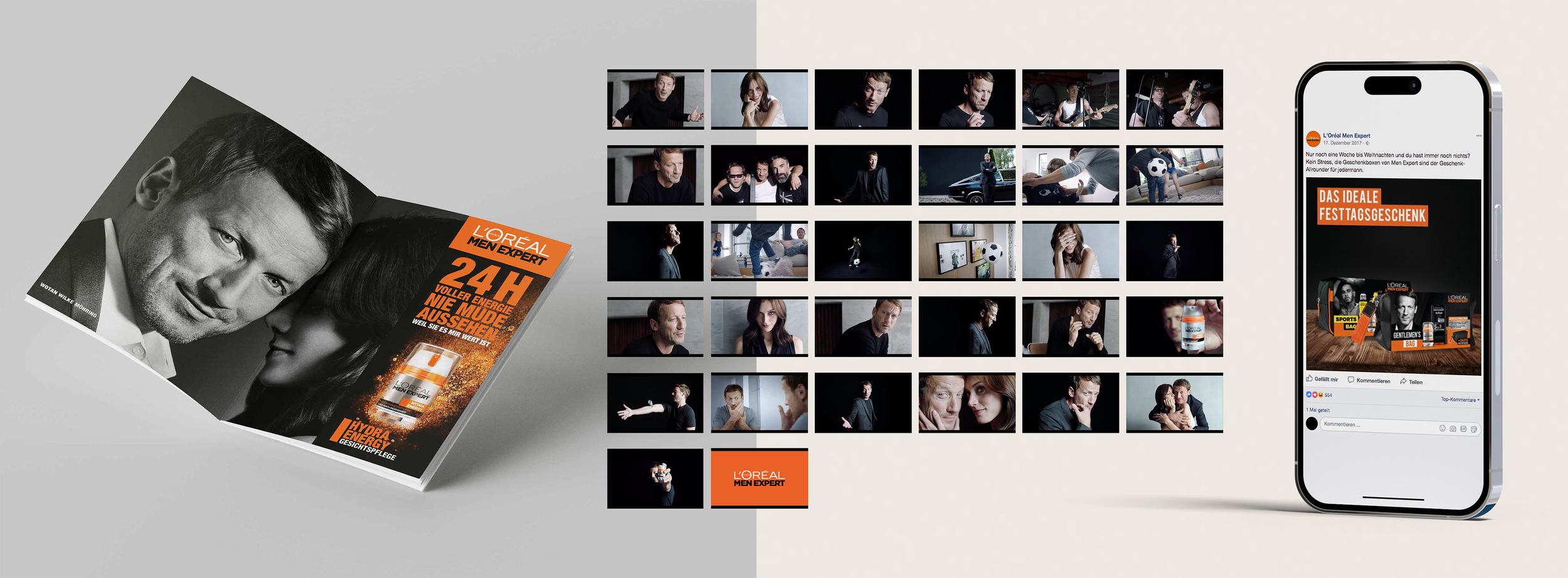 concept and campaign development, television spot, art direction