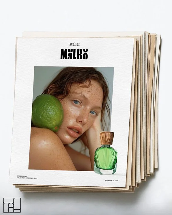 editorial, key visual, oil based skincare, art direction, layout