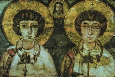 St. Serge and St. Bacchus with Christ as pronubus
