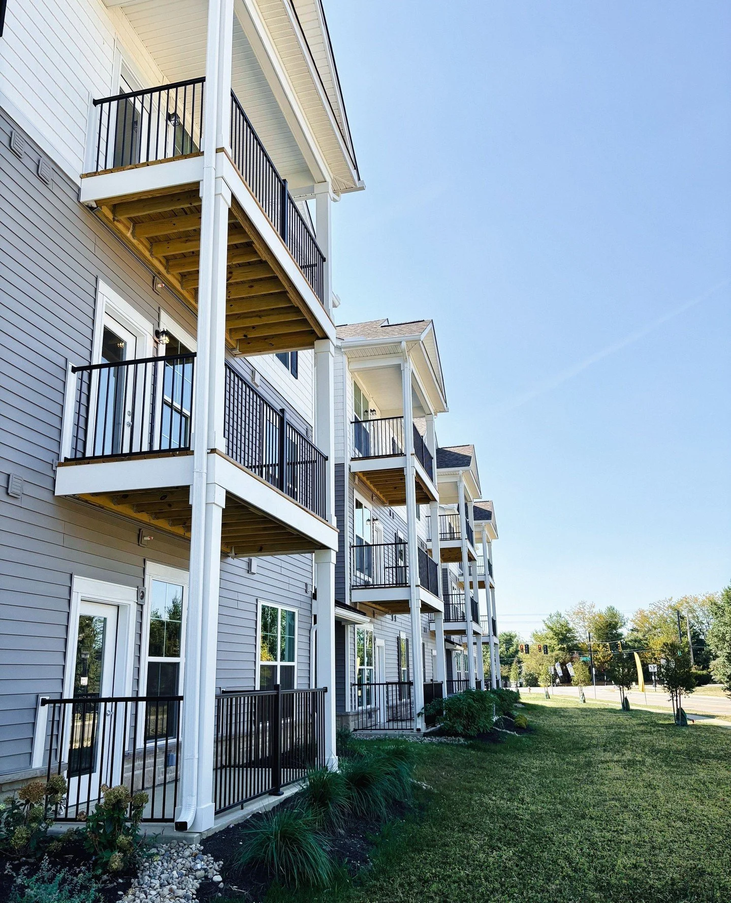 Step outside and enjoy your own private escape 🌿☀️ Our balconies are the perfect place to relax and take in the view!