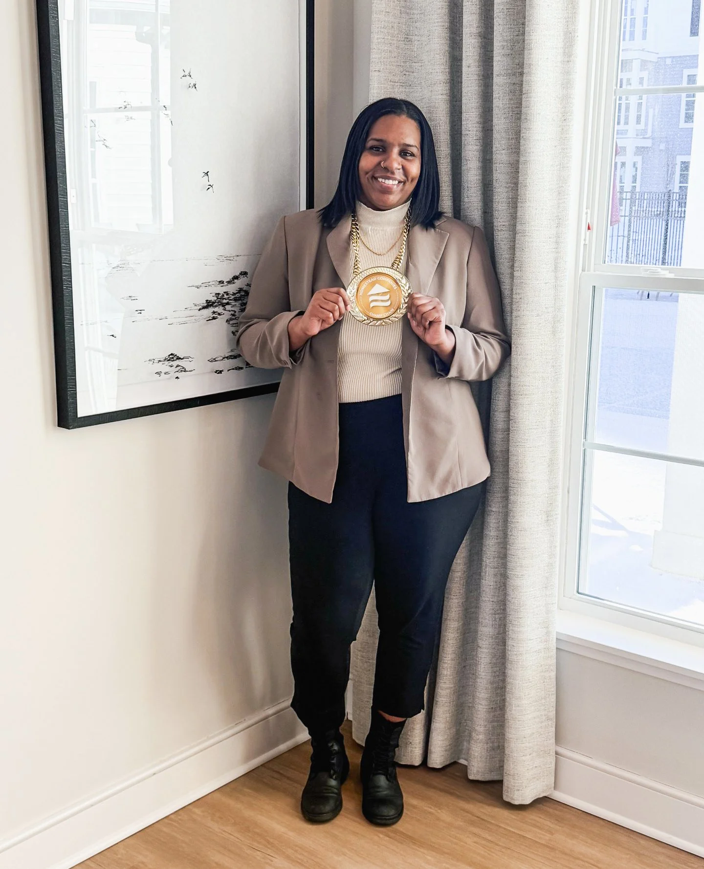 Please join us in congratulating our Community Manager, Shala, for winning Homestead Companies' company-wide Quarter 4 Champ Chain Award! 👏⁠
⁠
Homestead honors a team member each quarter who provides an exceptional resident life experience, and we a