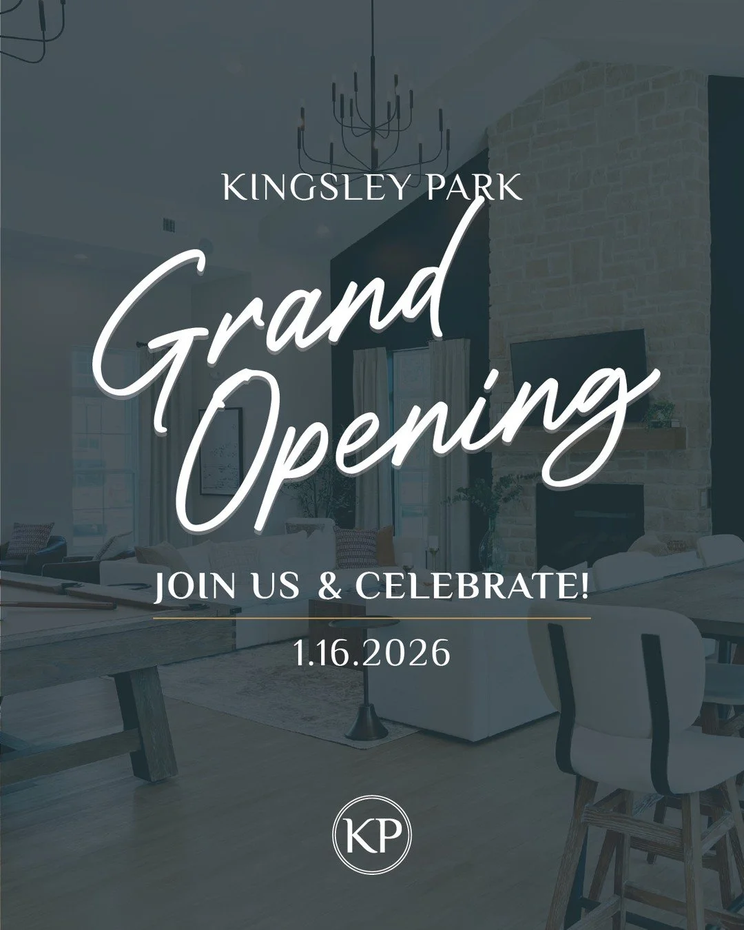 New Year, New Home 🎉 Our Grand Opening Celebration kicks off on Friday, January 16th from 4PM-7PM! Join us for good food, fun games, exciting prizes, exclusive tours, and so much more to officially celebrate our brand new community. Whether you&rsqu