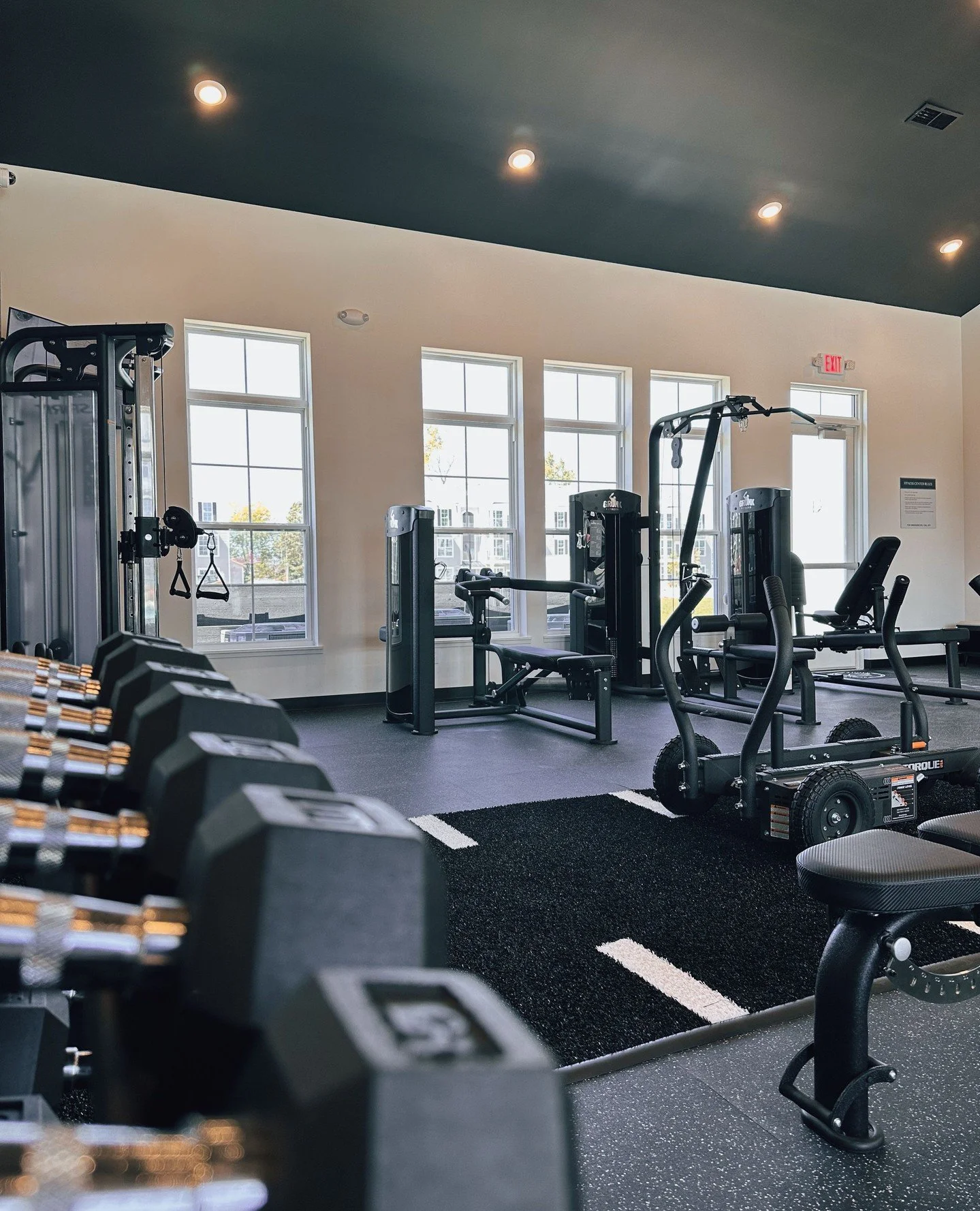 From early morning cardio to evening strength sessions, our fitness center is designed to help you stay active, energized, and on track &mdash; no commute required! 🏋️