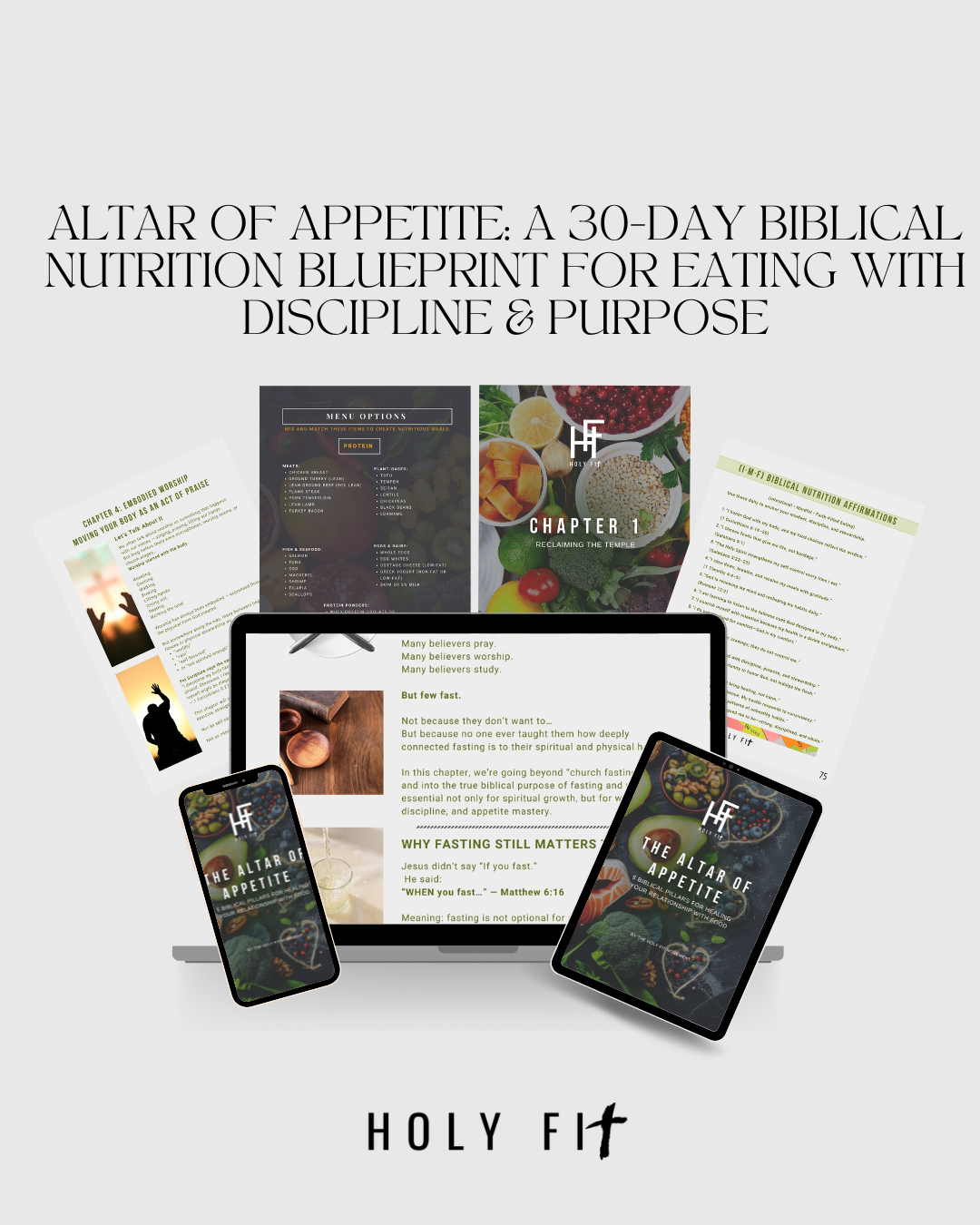 Altar of Appetite: A 30-Day Biblical Nutrition Blueprint for Eating with Discipline & Purpose