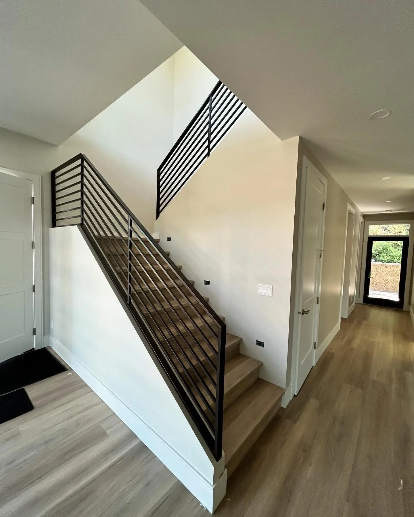 Some more custom railings we did this summer, loving the final result #Fabrication #CAD #Okanagan #OkanaganBuilder #Welding #CadDesign