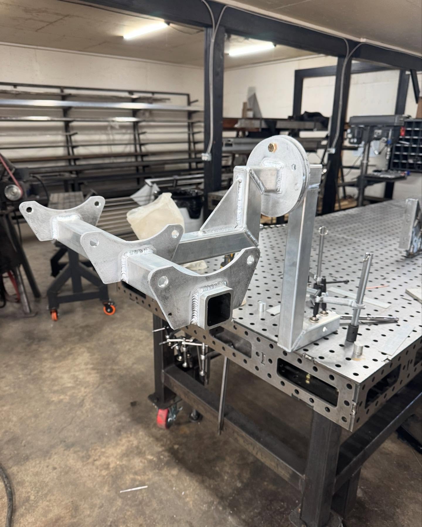 Another Fogmaker Indexable service jig for Alliance Industrial services. This jig allows them to have a stable and indexable jig while they service the PA extinguisher bottles in the field #Custom #CNC #MetalFabrication
