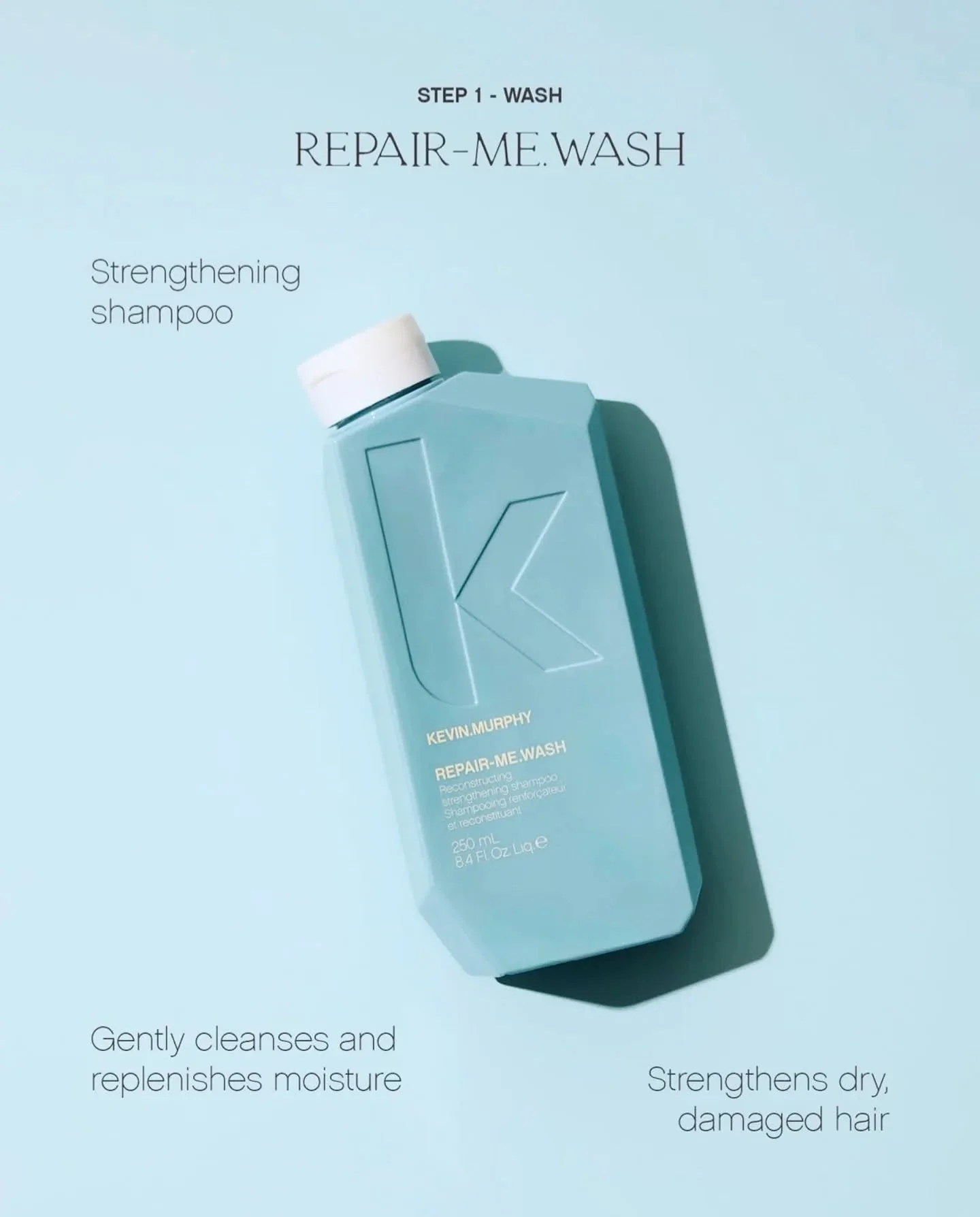 Say hello to the ultimate ℍ𝕒𝕚𝕣 ℝ𝕖𝕧𝕚𝕧𝕒𝕝 Trio by Kevin Murphy:

🧴 Repair-Me Wash &amp; Rinse &ndash; Protein-packed formulas that gently cleanse, rebuild, and restore even the most damaged strands. Think of it as rehab for your hair 💙

💧 Yo