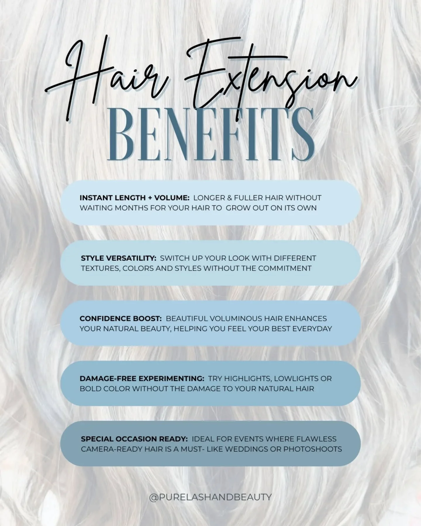 With Hair Extensions you can experience luxury hair that moves, feels, and looks naturally you 💇&zwj;♀️

Perfect for enhancing your everyday confidence or creating a flawless, camera-ready look for any special occasion ✨️

Book your FREE Extension c