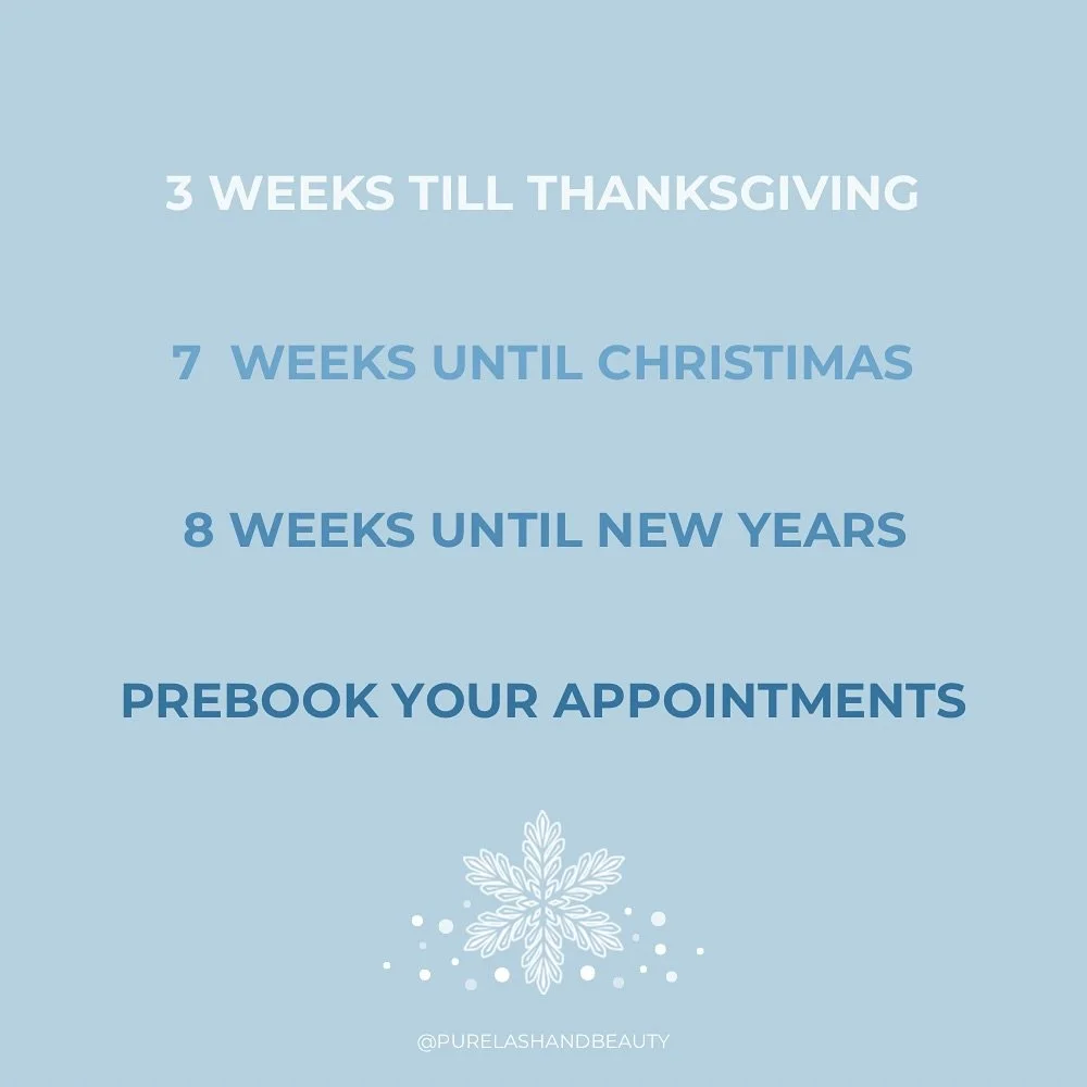 Need flexibility with your Beauty routine during the holidays?Don&rsquo;t forget to book your Holiday Appointments before they&rsquo;re filled up! ❄️✨ Your future self will thank you! 

Booking link in bio or call/text us at 269-716-4634! 🤍

#Holida