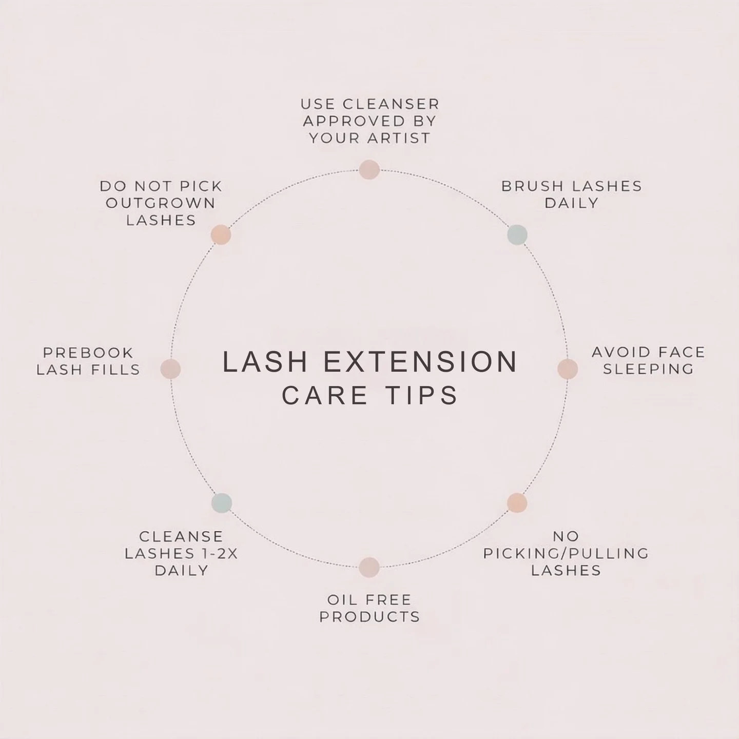 Healthy lashes start with proper care ✨
Follow these simple tips to keep your sets looking full, fresh, and long-lasting.

#lashextensions #lashextensionsportagemi #lashtechnician #classiclashes #volumelashes