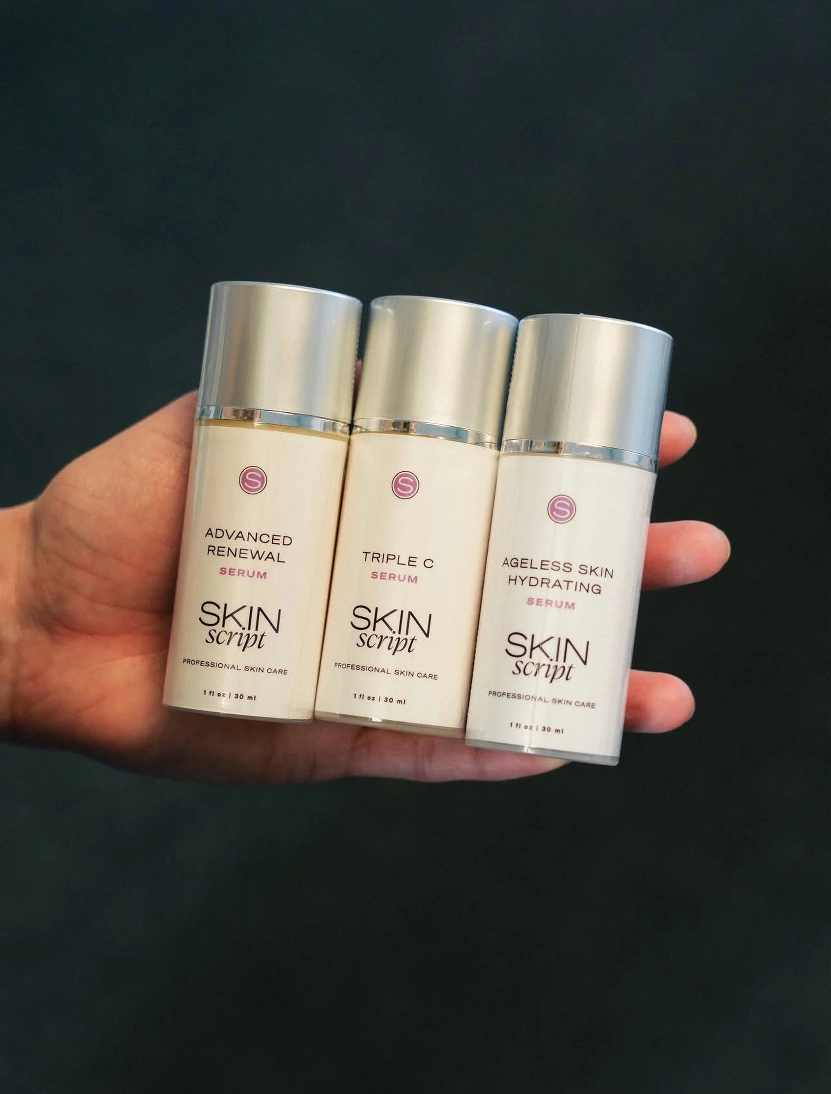 Your glow-up lineup 🤍
These powerhouse serums from Skin Script are designed to target aging, dehydration, pigmentation, and overall skin health for real, visible results

Advanced Renewal Serum
Retinaldehyde + niacinamide help smooth texture, target