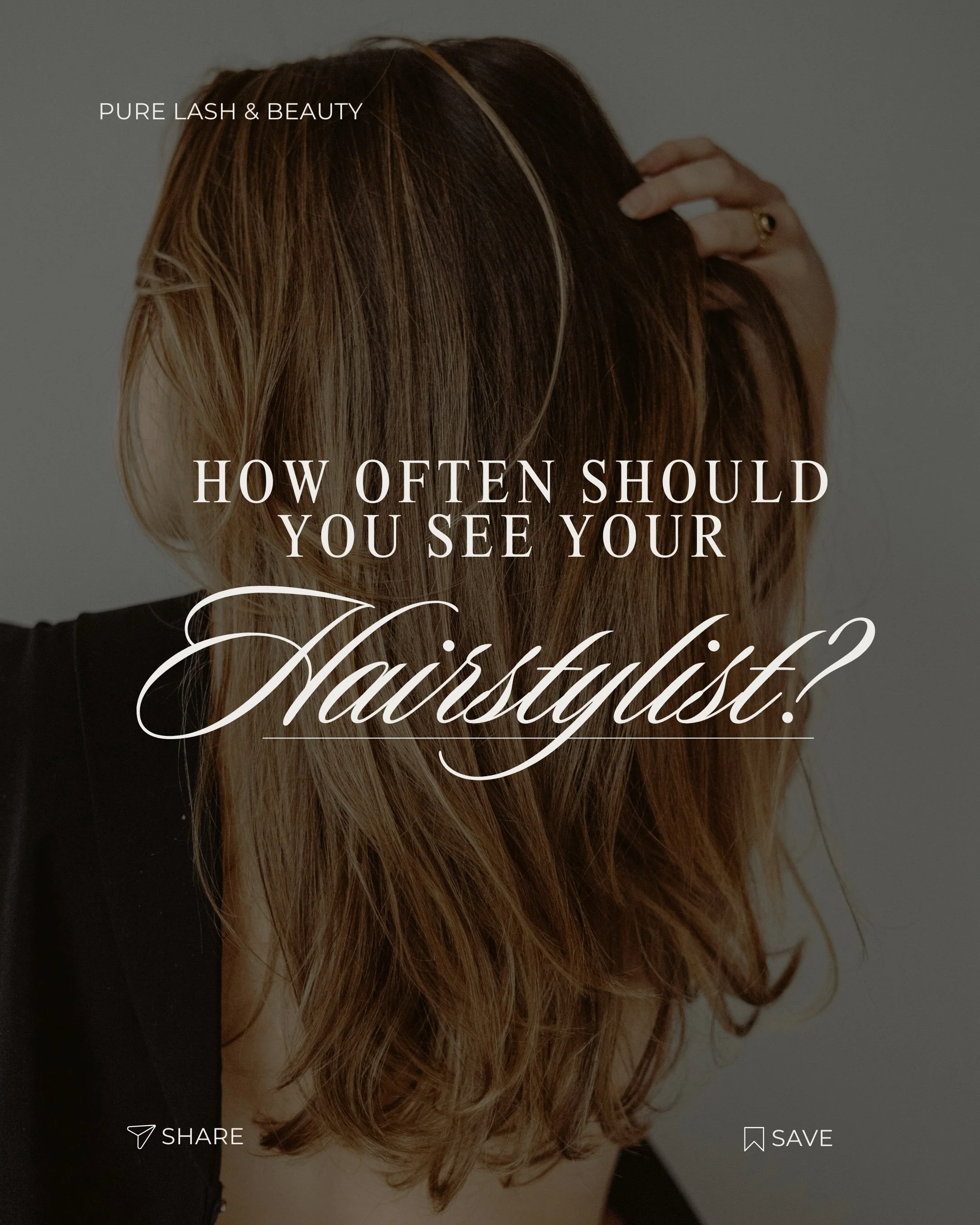 Is it time to refresh your hair? Save this post for future reference &amp; book your next hair appointment today with our talented Hair professionals at Pure Lash &amp; Beauty in Portage, MI 📍 

Book Online through the link in our Bio 🔗 or by call/