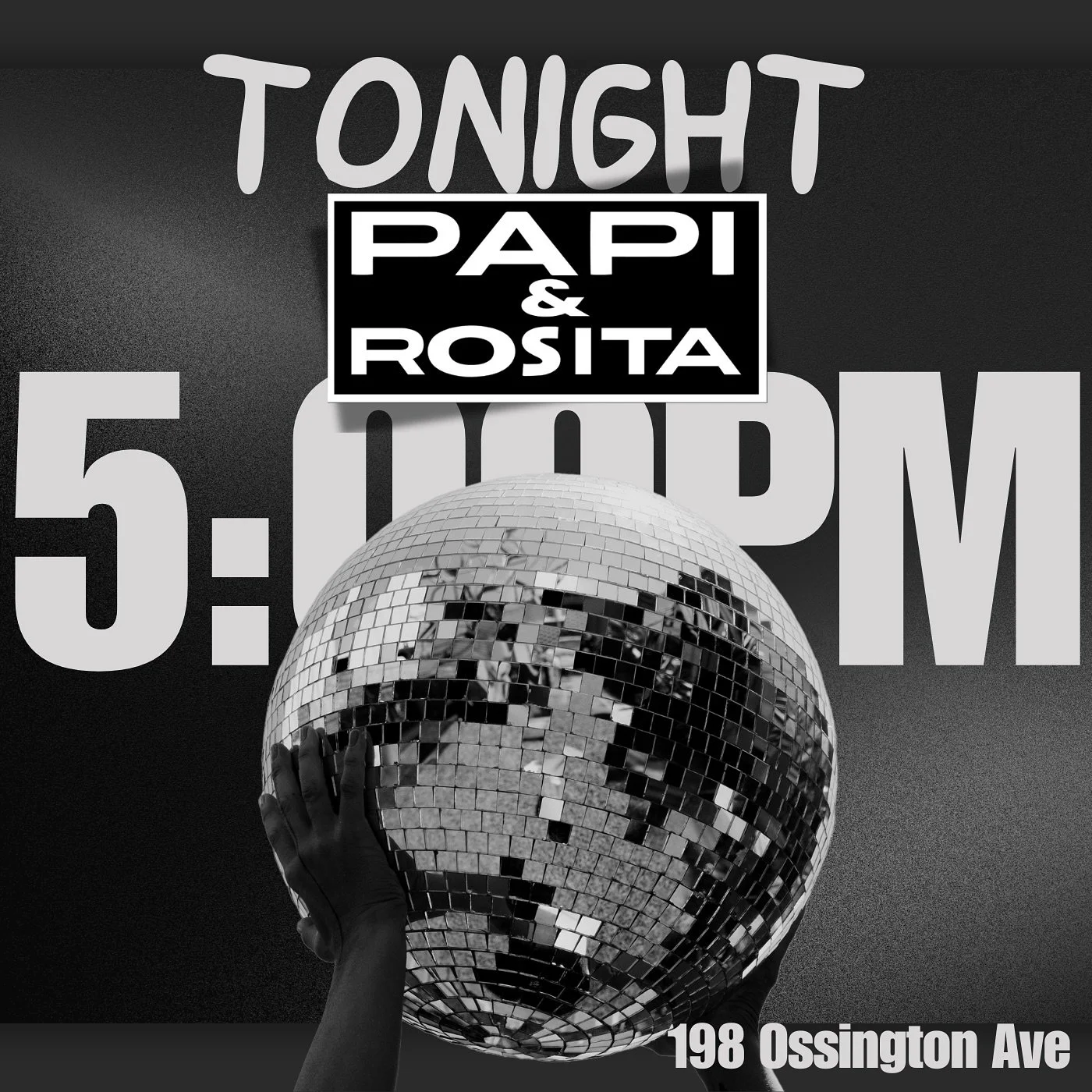 Who&rsquo;s ready for tonight?! 🪩 
5:00 pm  See you there ✨👀
