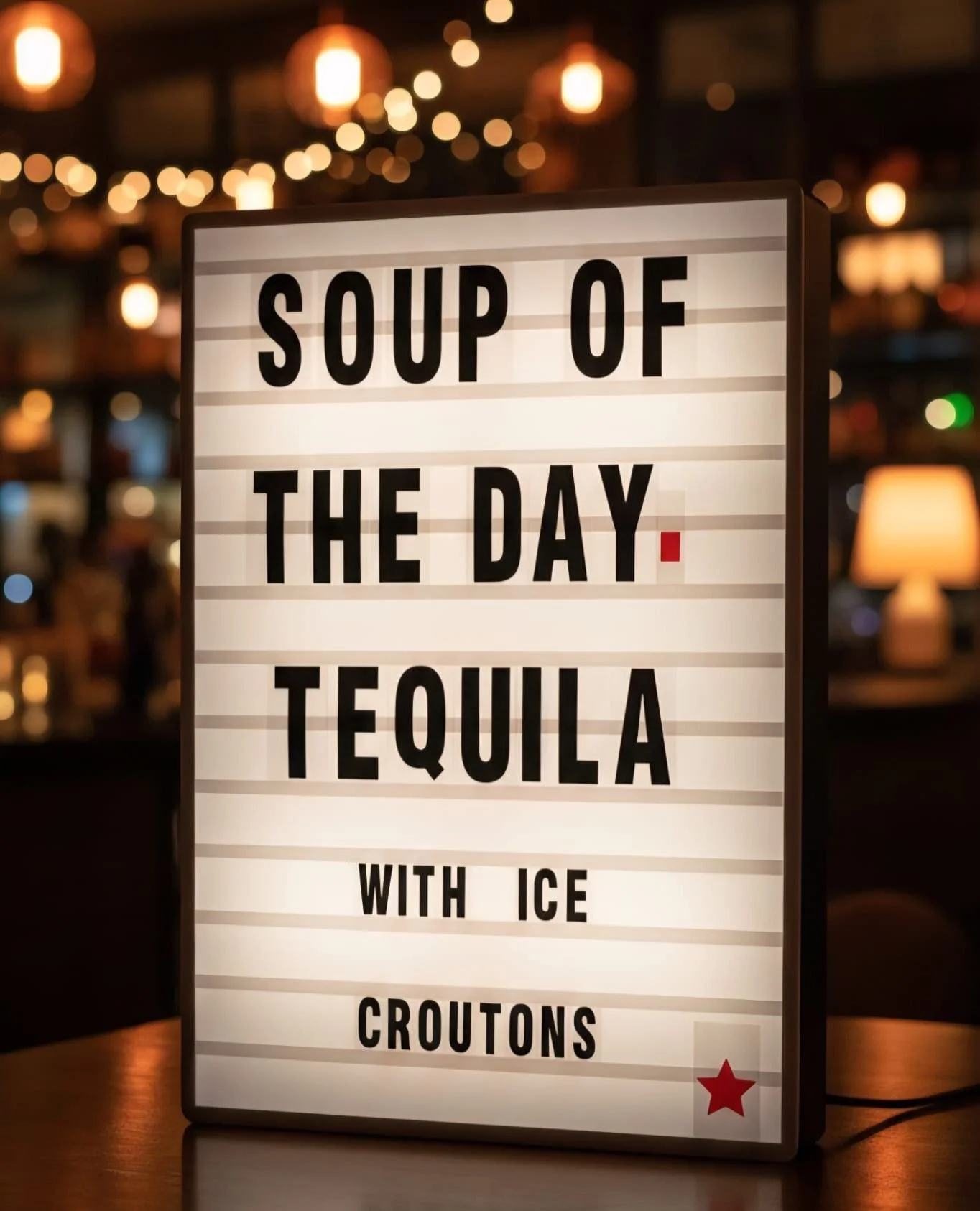 &ldquo;Low calories, high vibes. Soup of the day hits different here.&rdquo;✨