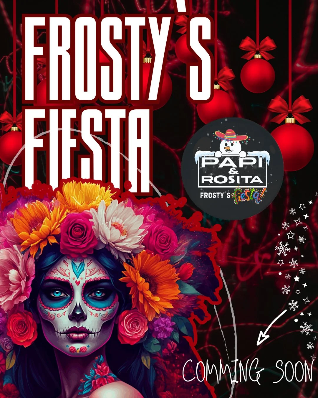 🎉✨ Frosty's Fiesta is just around the corner! Get ready to celebrate because our Christmas Pop-Up is arriving now! 🎄❄️ We can't wait to share the magic of the season with you! 🎅🥳 ⁠
⁠